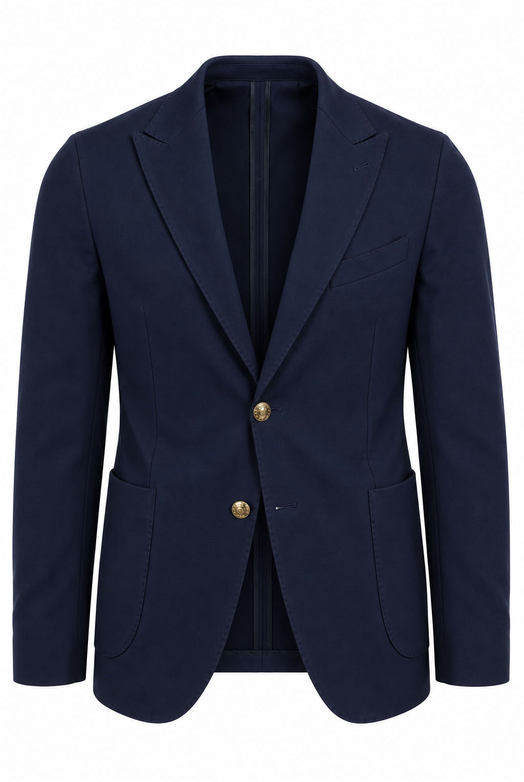 Giacca Blazer Uomo in Jersey Stretch con Bottoni in Metallo