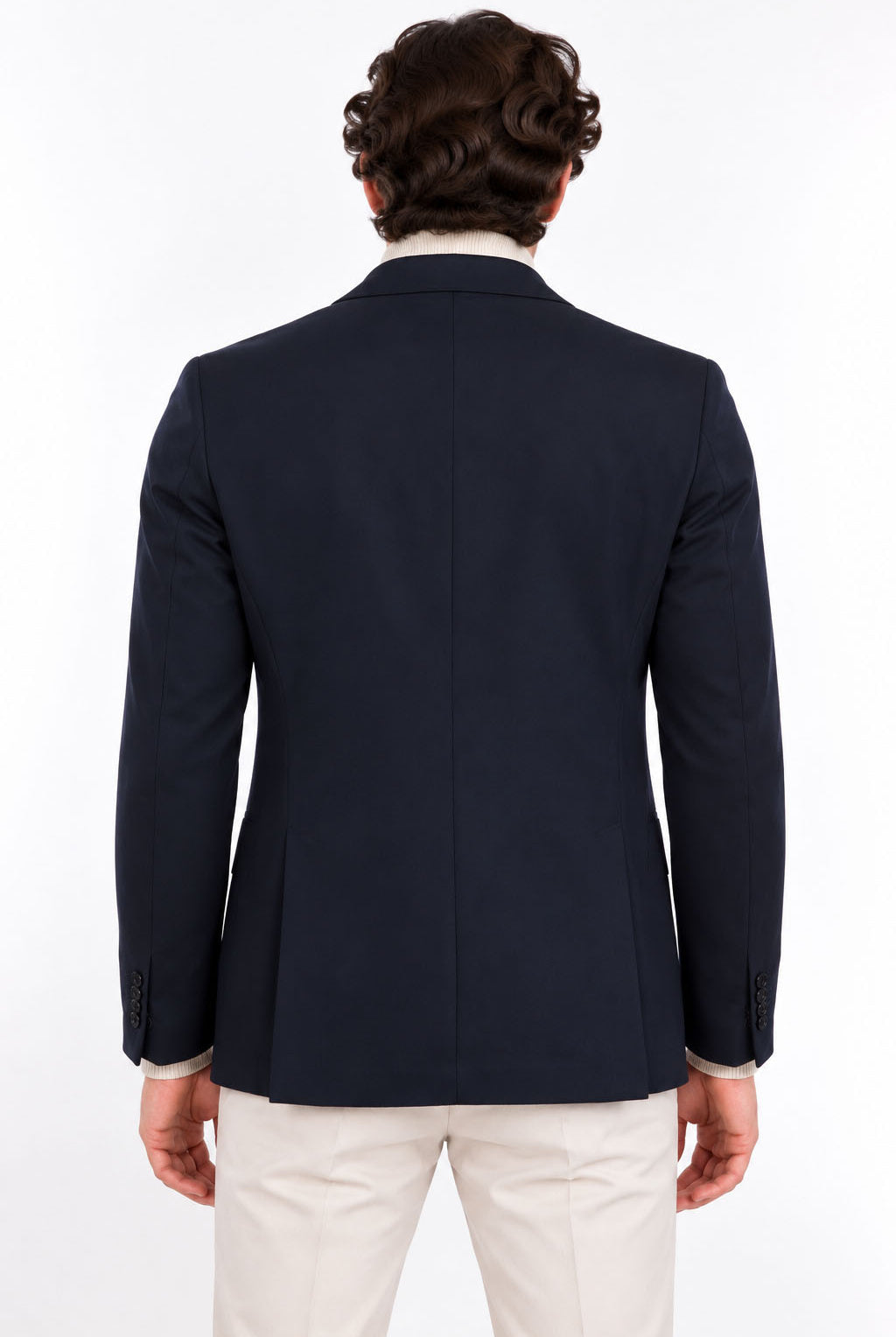 Giacca Blazer Uomo Doppiopetto in Jersey Tecnico Stretch