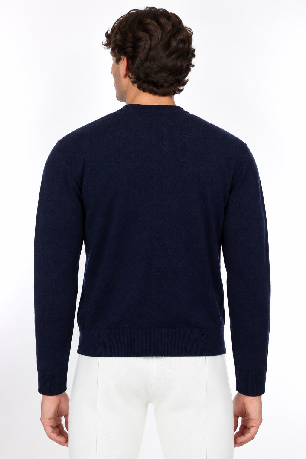 Maglia cardigan bottoni in misto lana