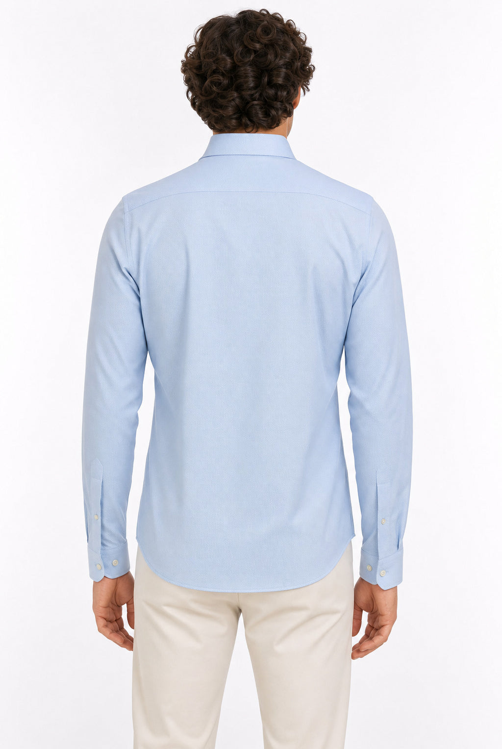Camicia Uomo in Tessuto Tecnico Microfantasia