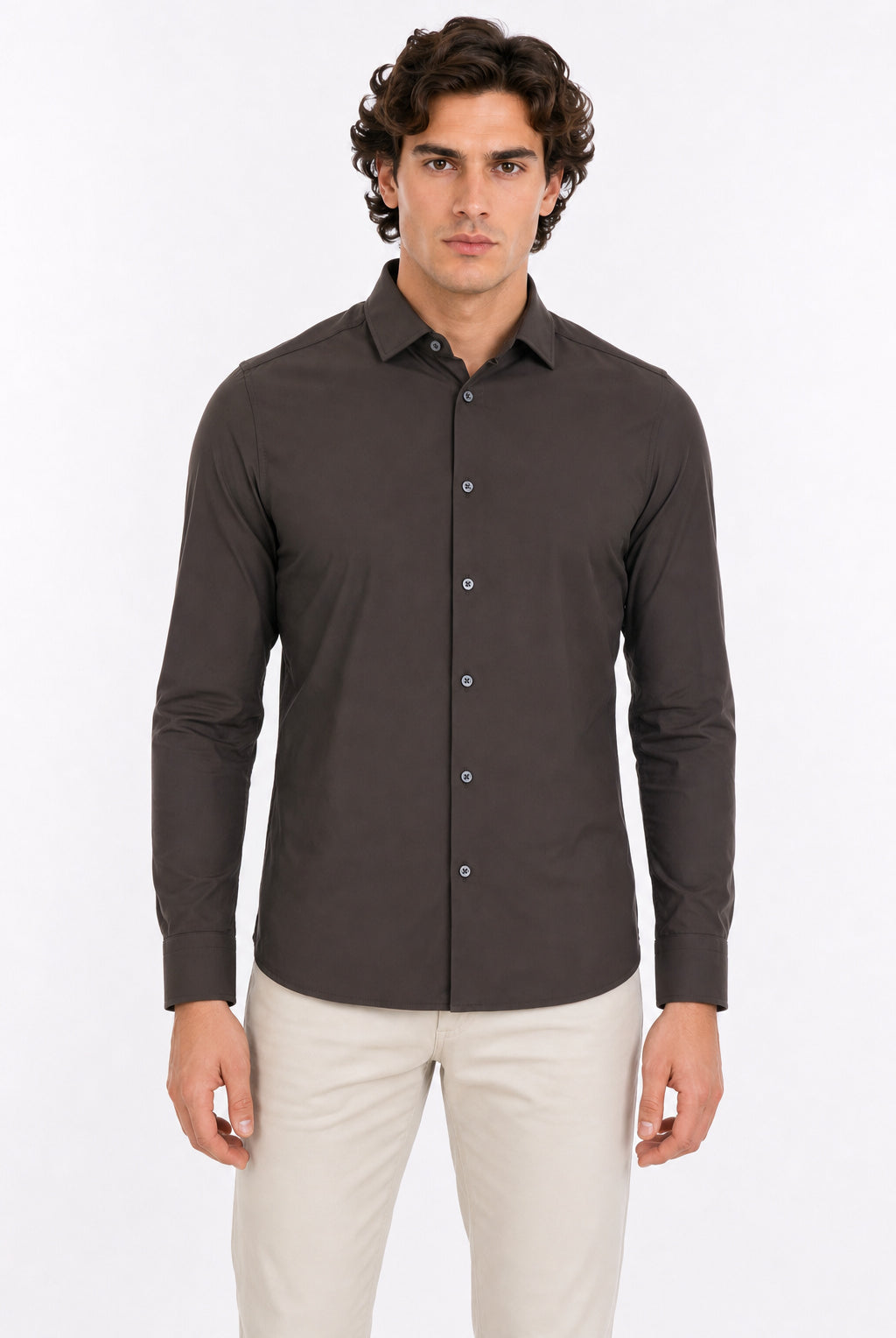 Camicia Uomo in Tessuto Tecnico Next