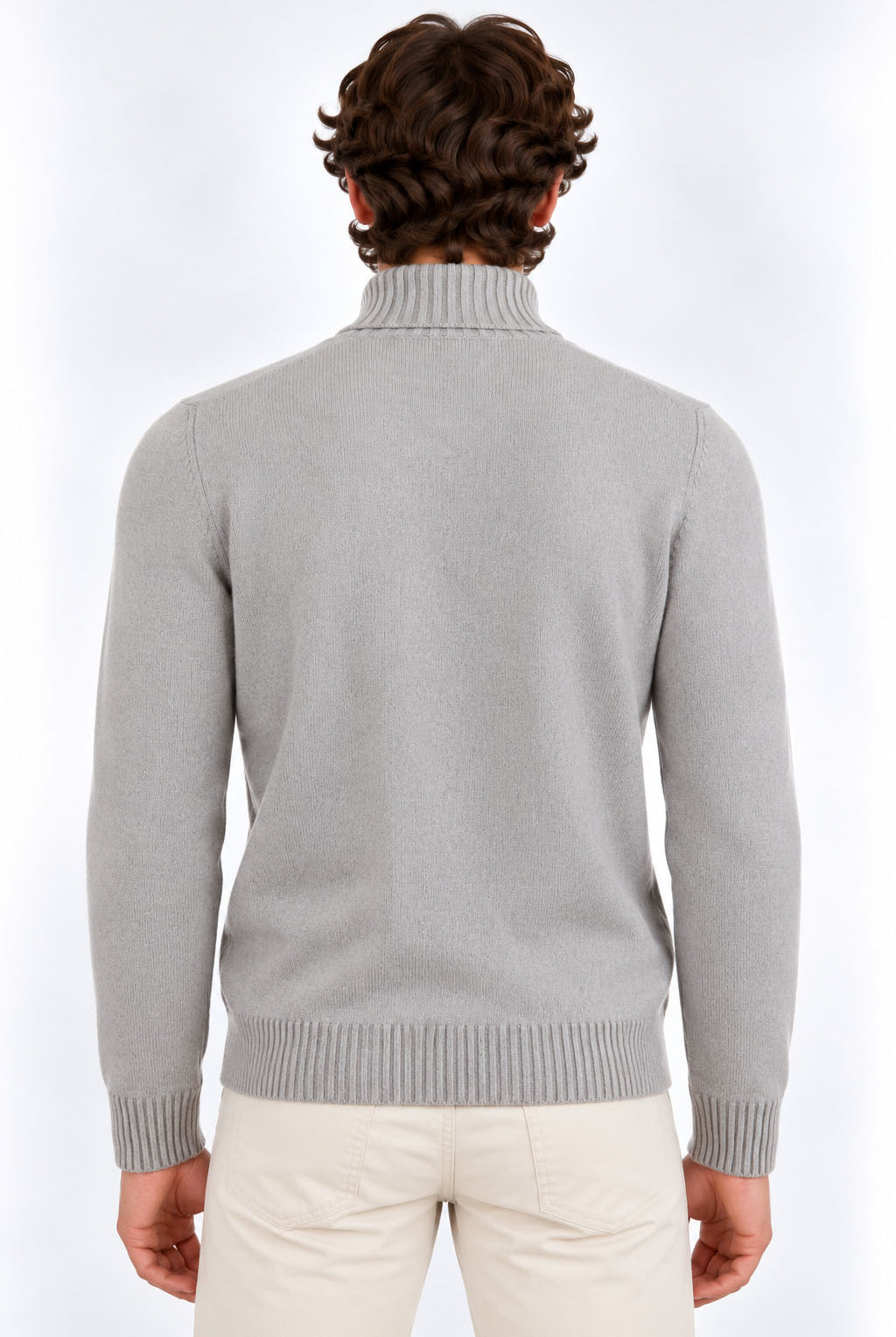 Maglia Dolcevita Uomo in Lana e Cashmere