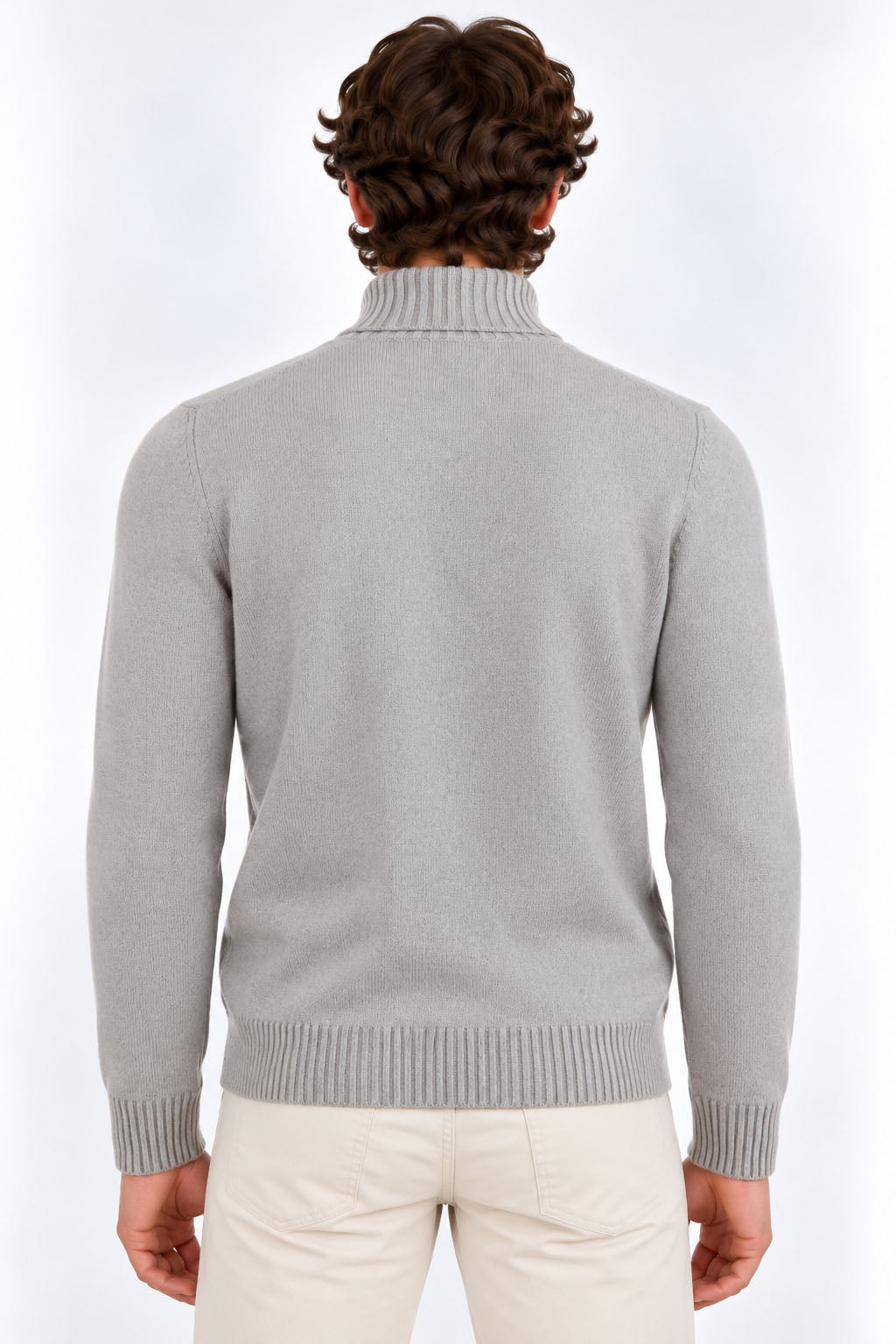 Maglia Dolcevita Uomo in Lana e Cashmere