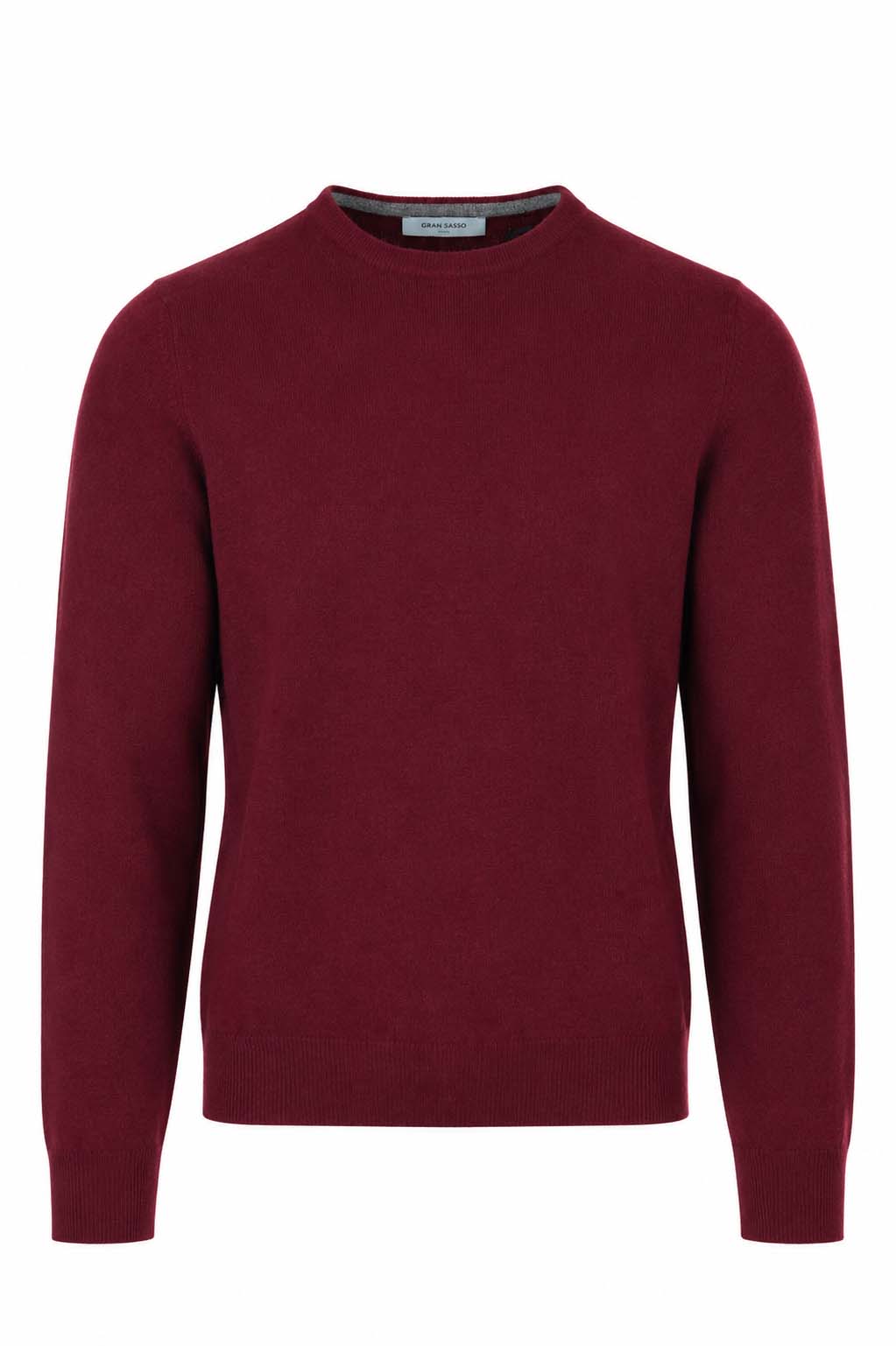 Maglia girocollo in lana e cachemire