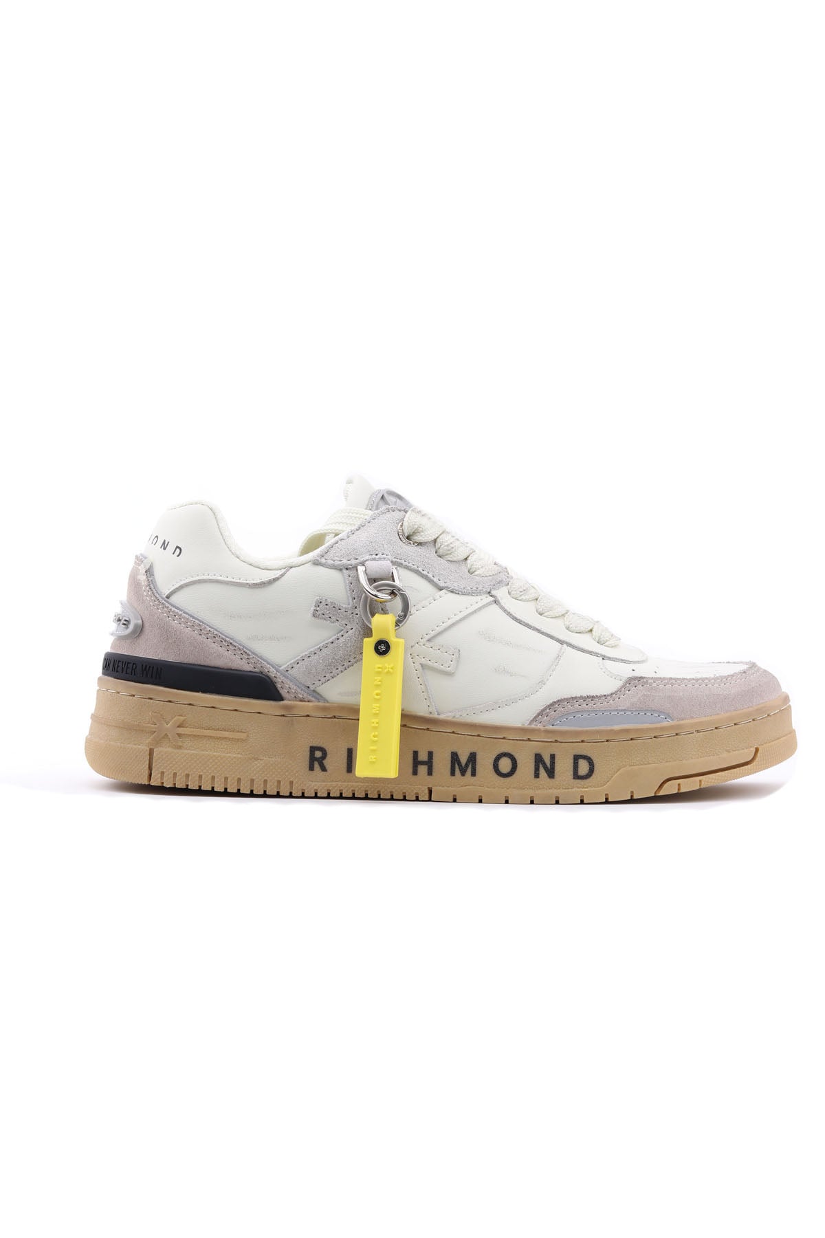 Sneakers in Pelle e Suede con Suola Platform Logata