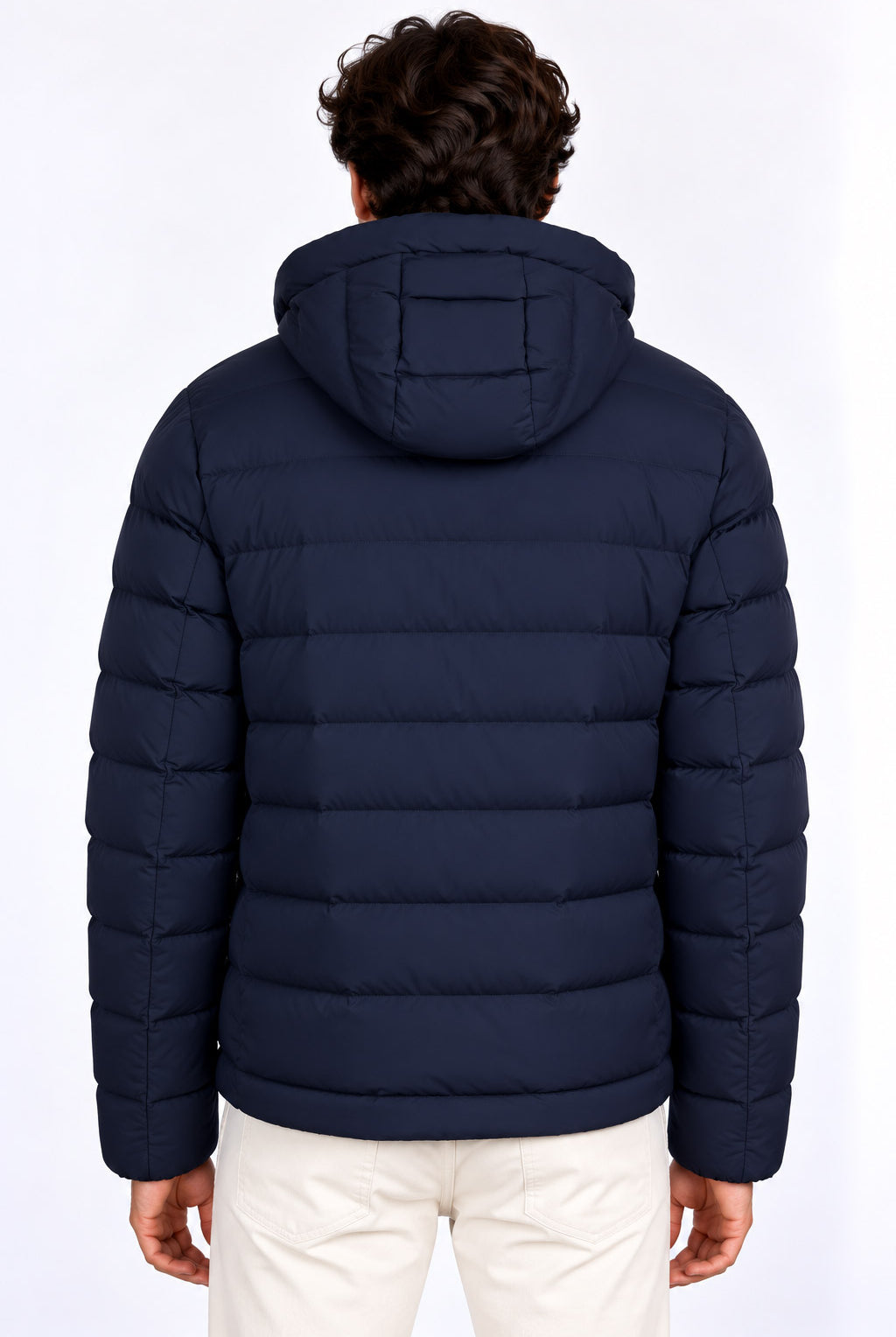 Piumino uomo in nylon superleggero con cappuccio Boggs