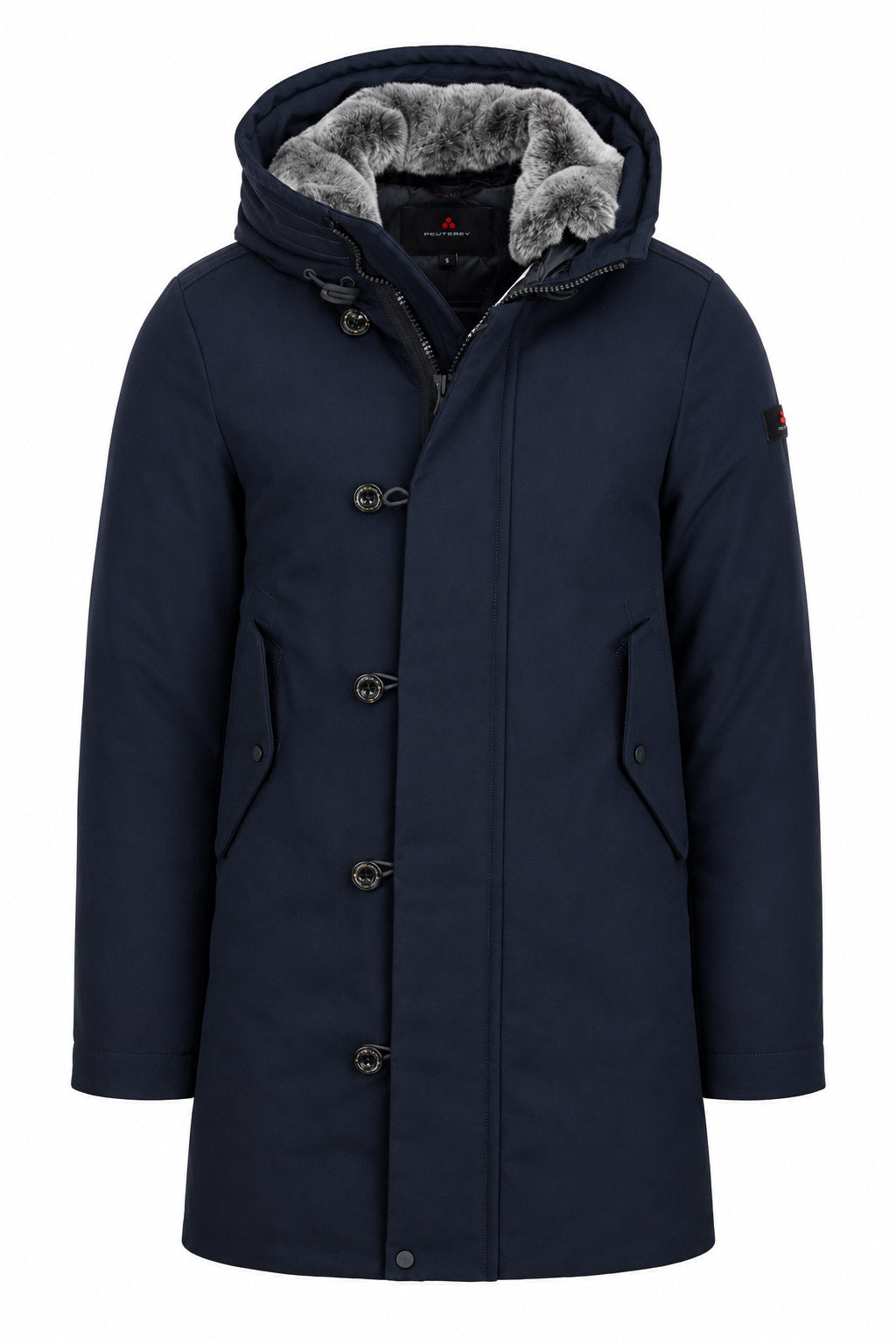 Parka con cappuccio e vera pelliccia Kasa