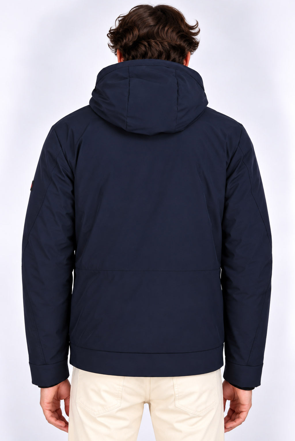 Giubbotto corto in neoprene con cappuccio Loge
