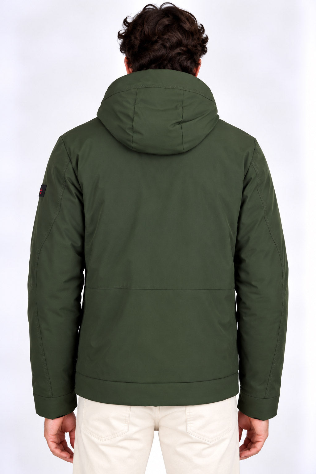 Giubbotto corto in neoprene con cappuccio Loge