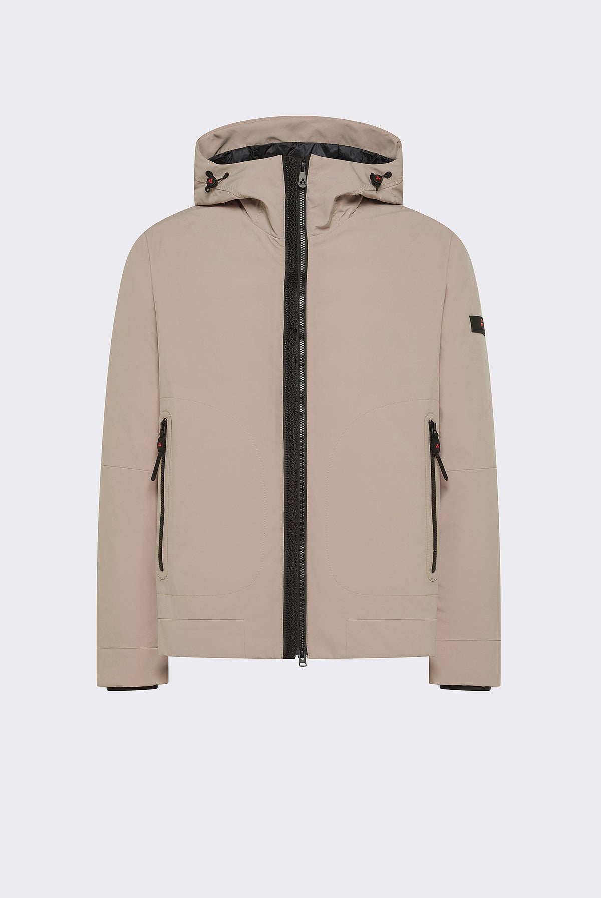 Giubbotto corto in neoprene con cappuccio Loge