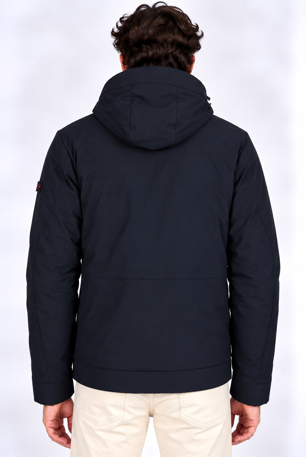 Giubbotto corto in neoprene con cappuccio Loge