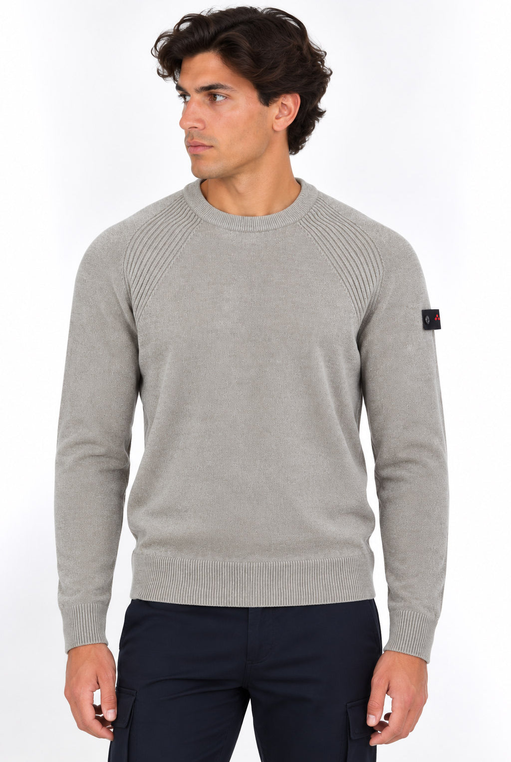 Maglia girocollo uomo in ciniglia Siron