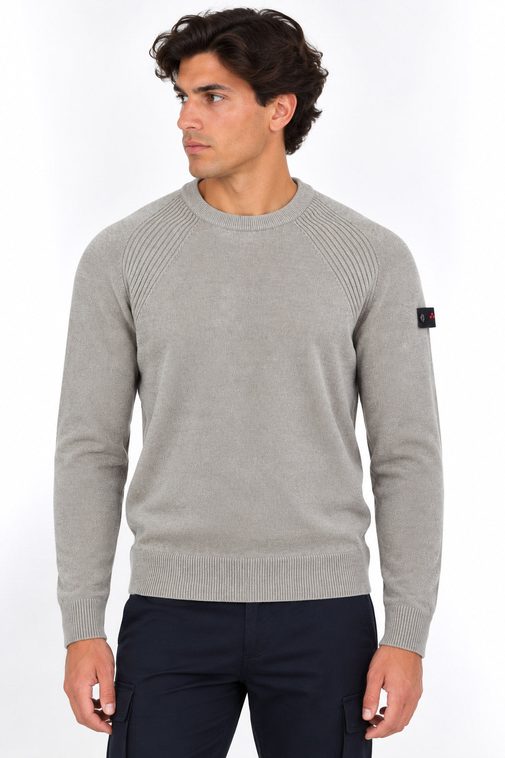 Maglia girocollo uomo in ciniglia Siron
