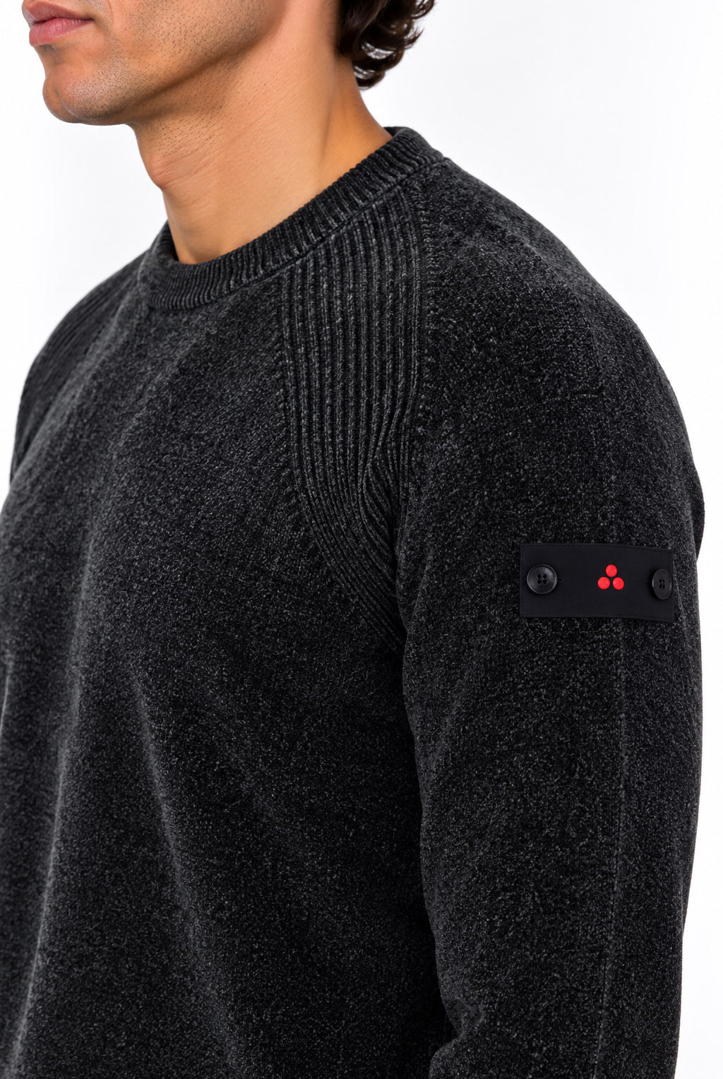 Maglia girocollo uomo in ciniglia Siron