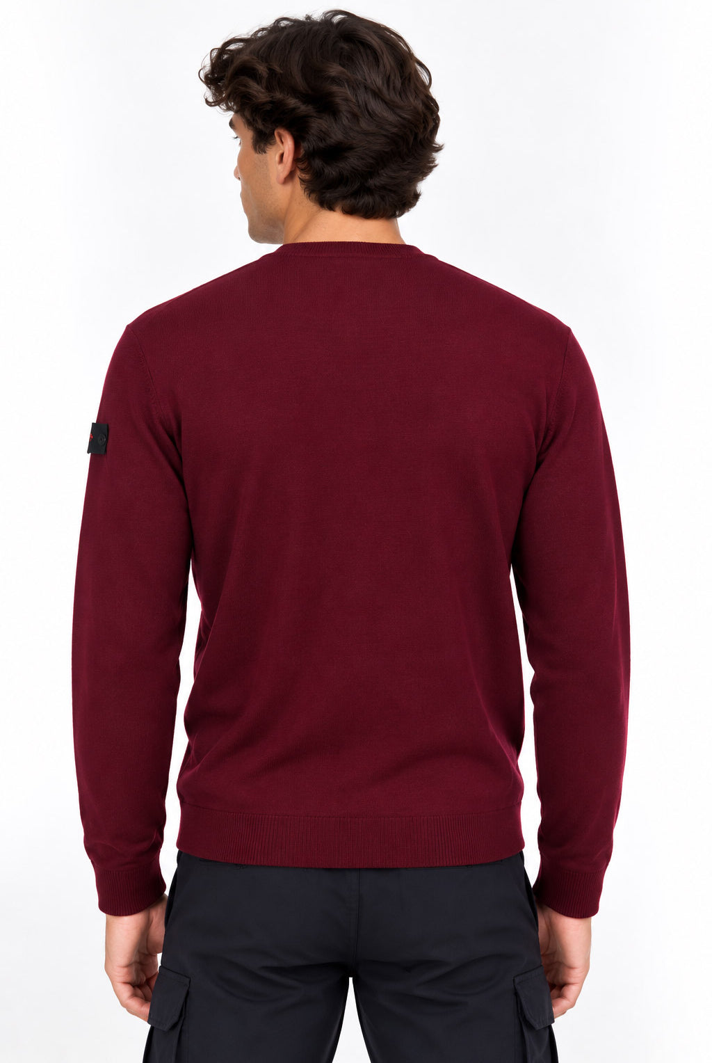 Maglia uomo girocollo in lana leggera finezza 16 Thera