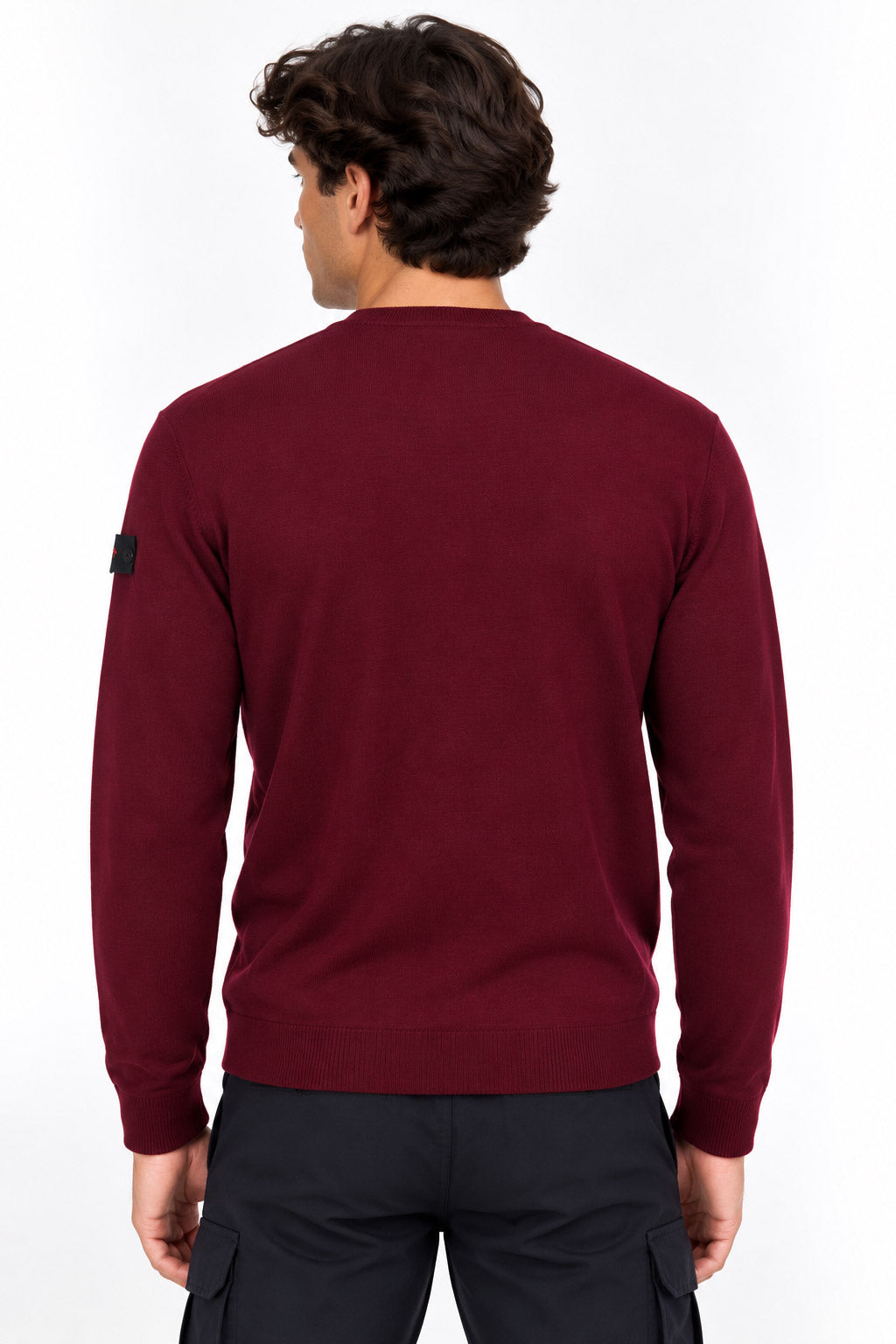 Maglia uomo girocollo in lana leggera finezza 16 Thera