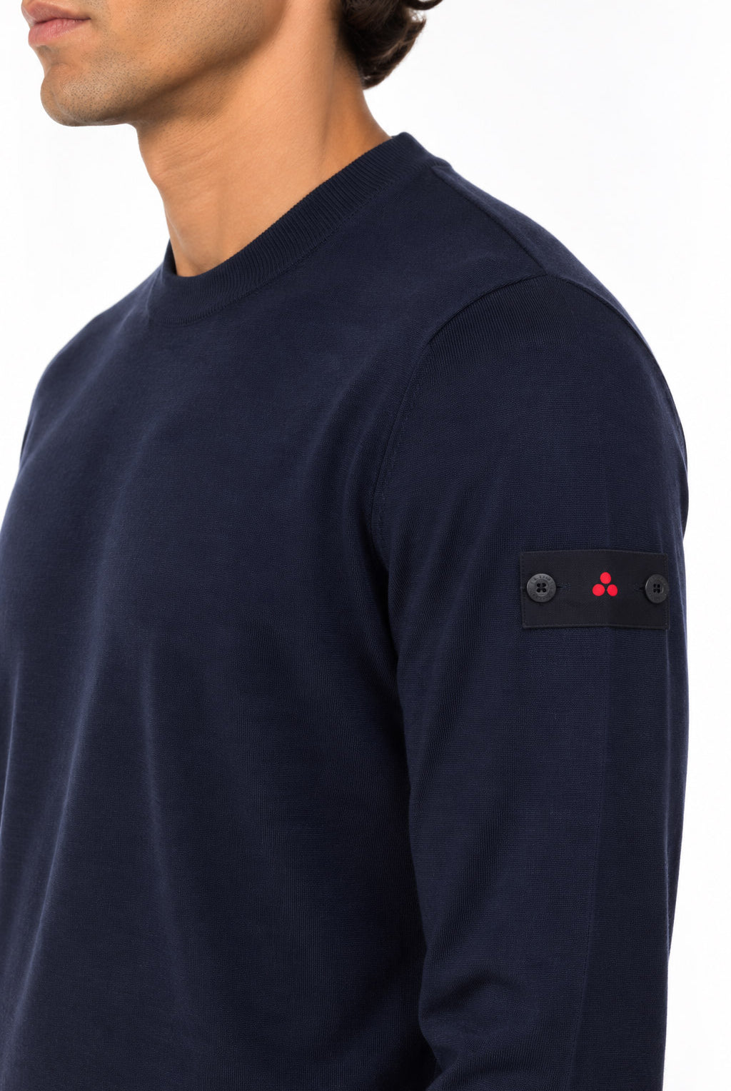 Maglia uomo girocollo in lana leggera finezza 16 Thera