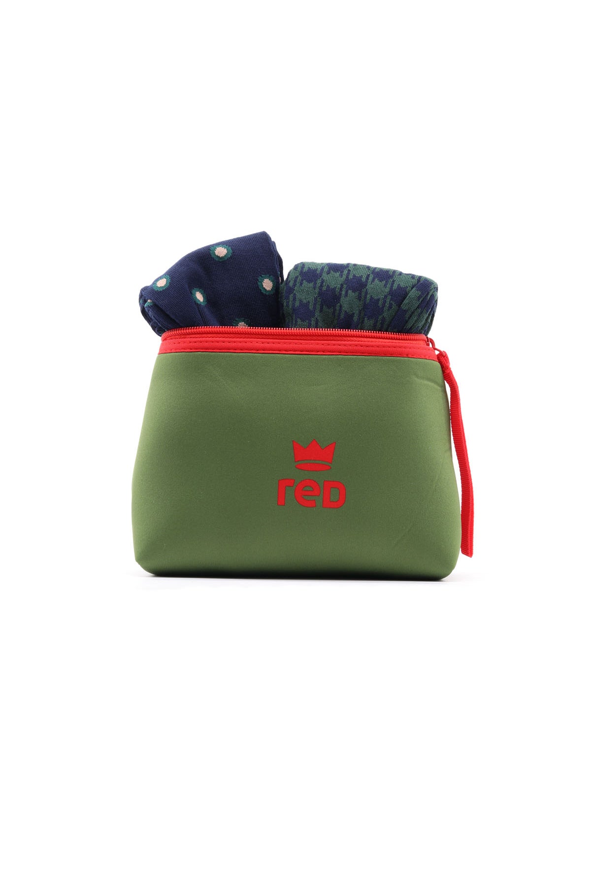 Kit 2 paia di calze in pochette neoprene.