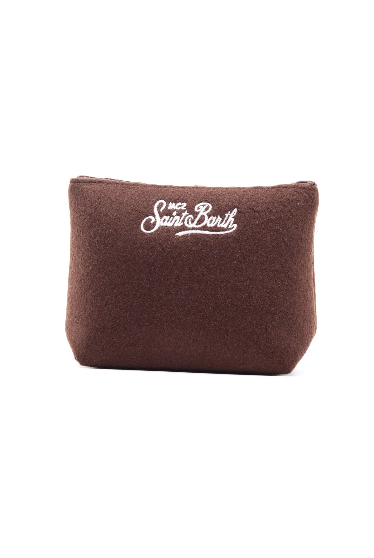 Pochette in Feltro con Ricami Cortina St. Barth