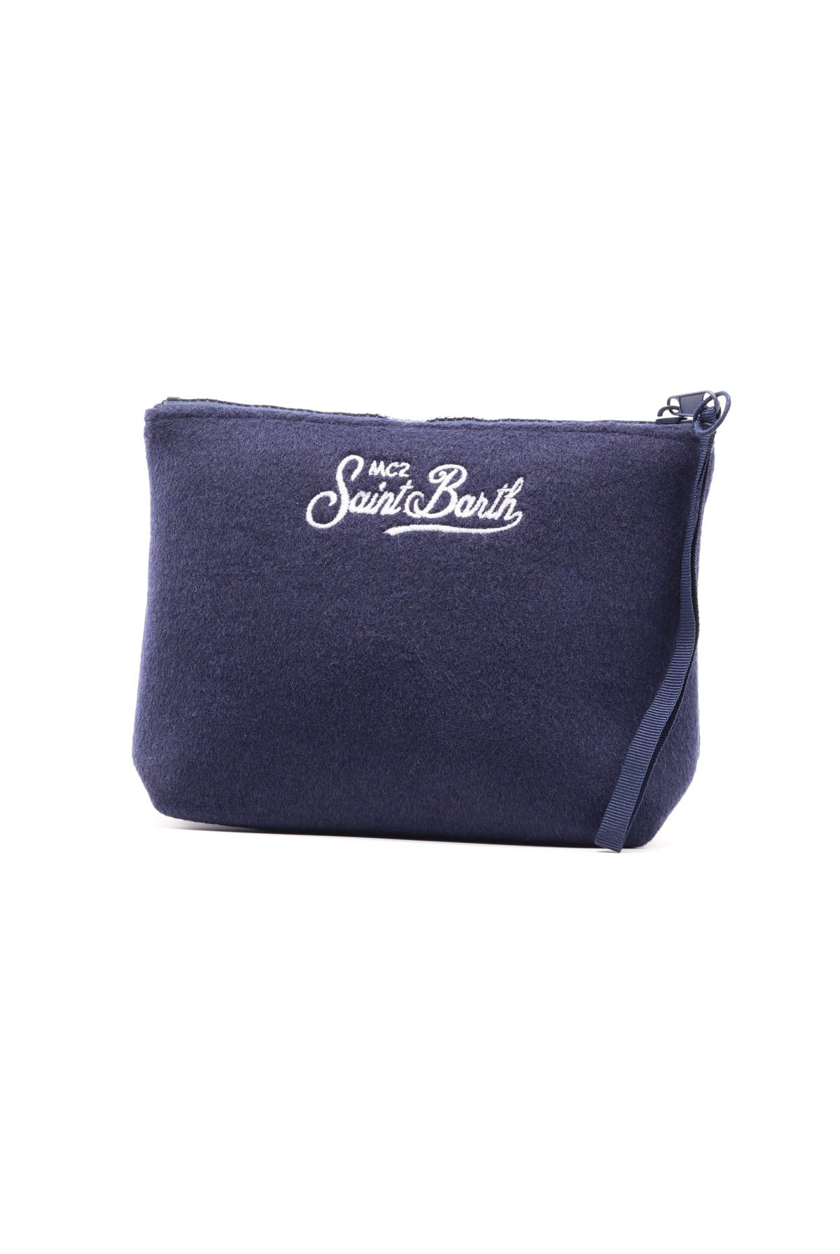 Pochette in Feltro con Ricami Cortina St. Barth