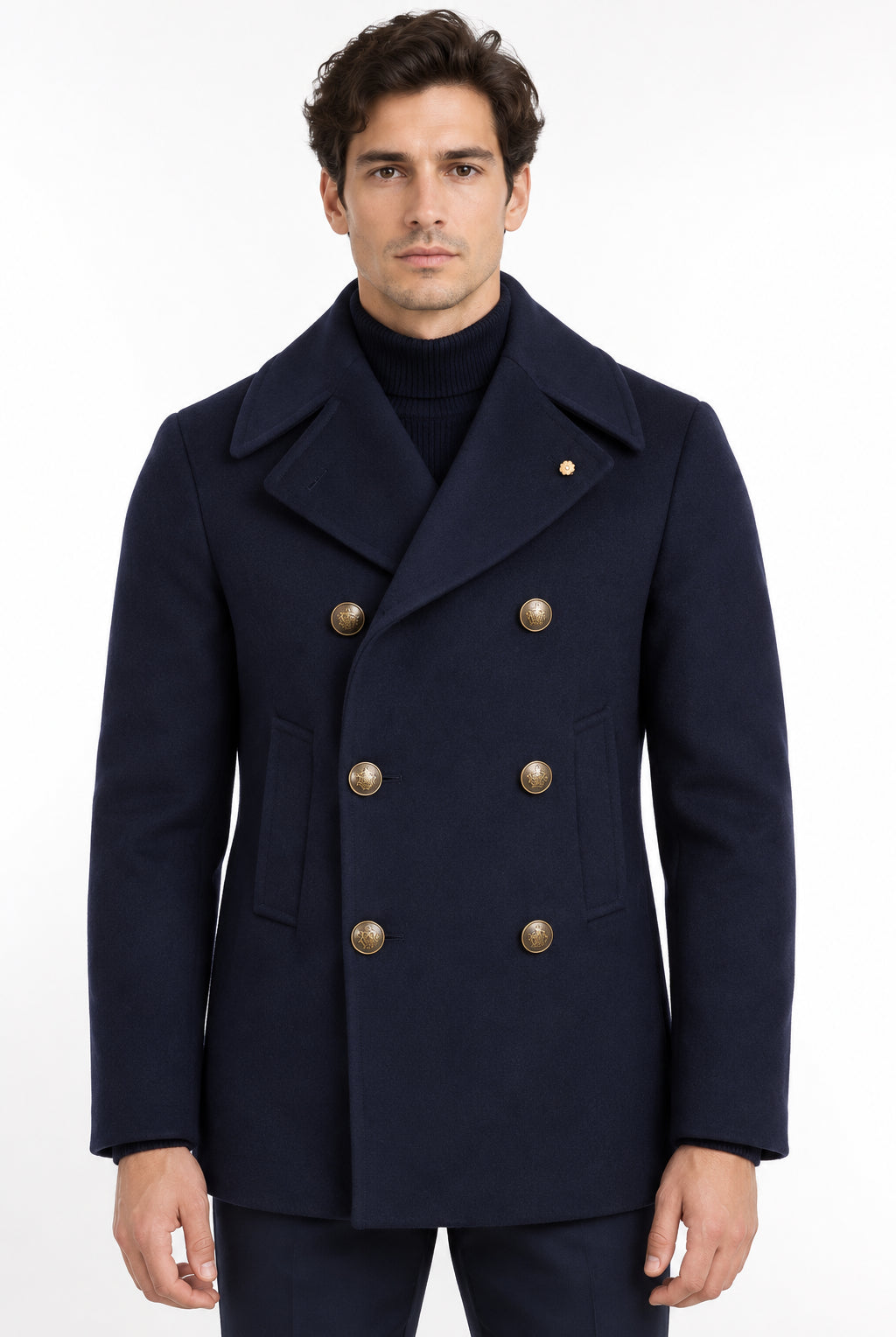 Giacca doppiopetto peacoat