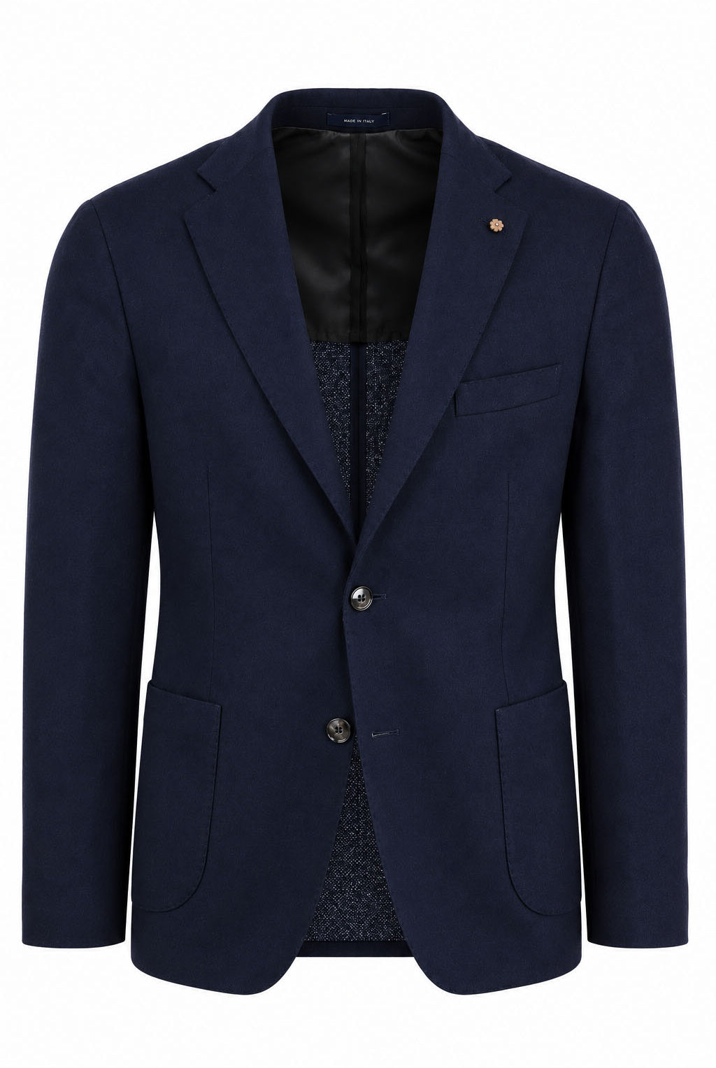 Giacca Blazer Uomo in Misto Lana Tinta Unita