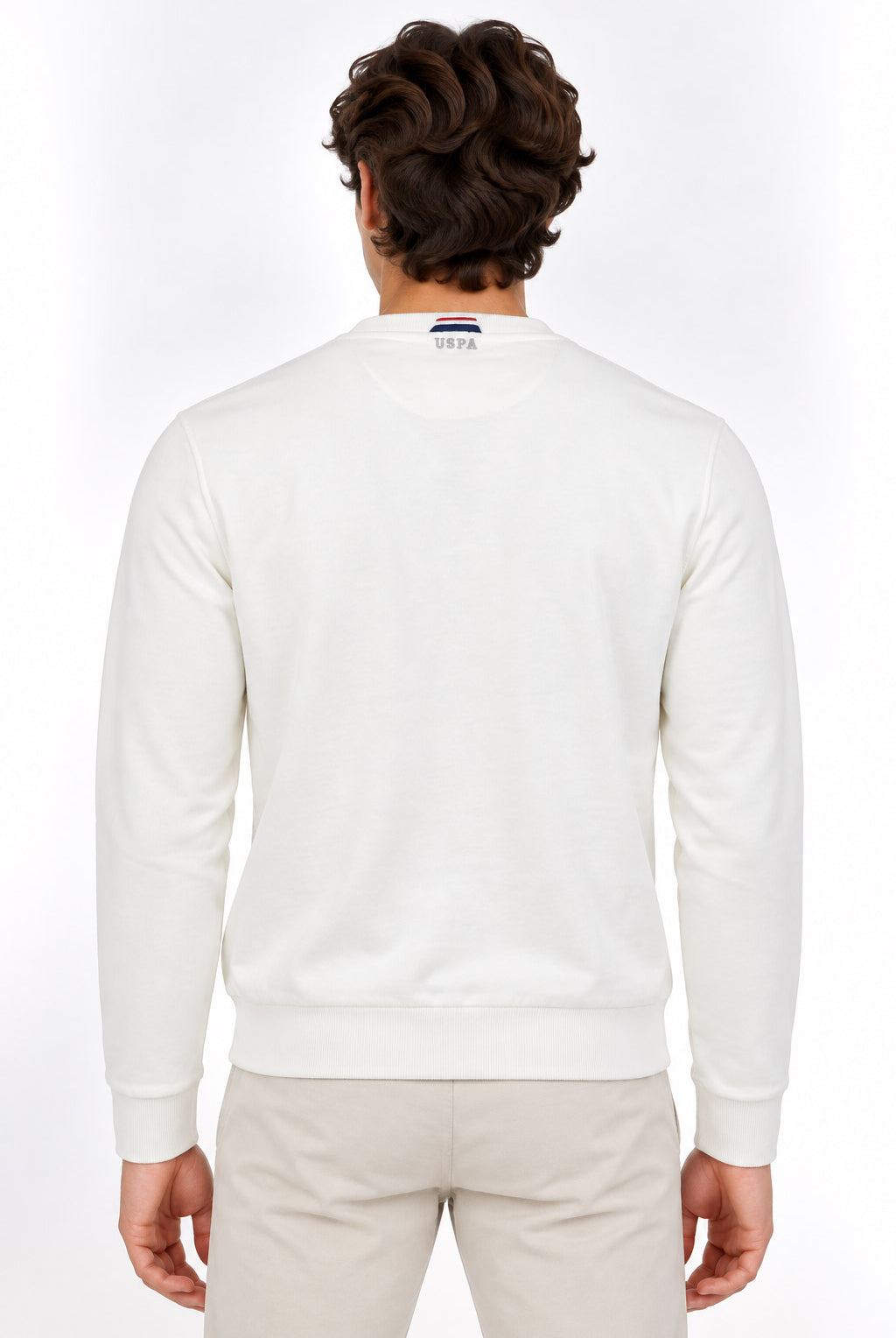 Felpa girocollo uomo con logo