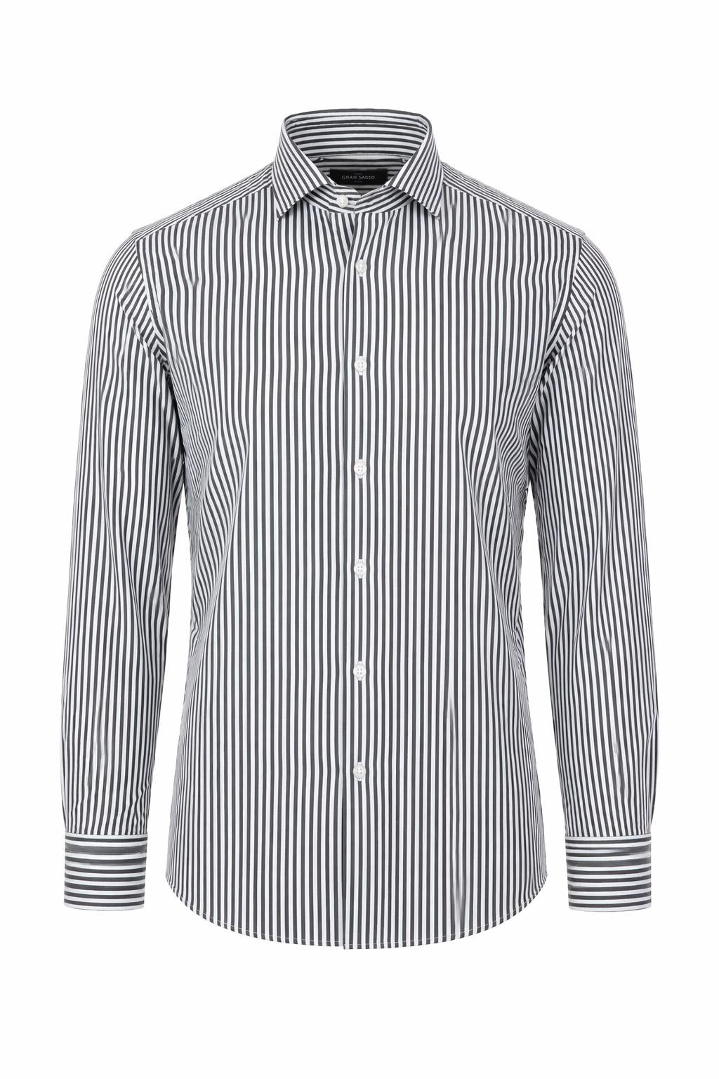 Camicia Uomo a Righe in Tessuto Active