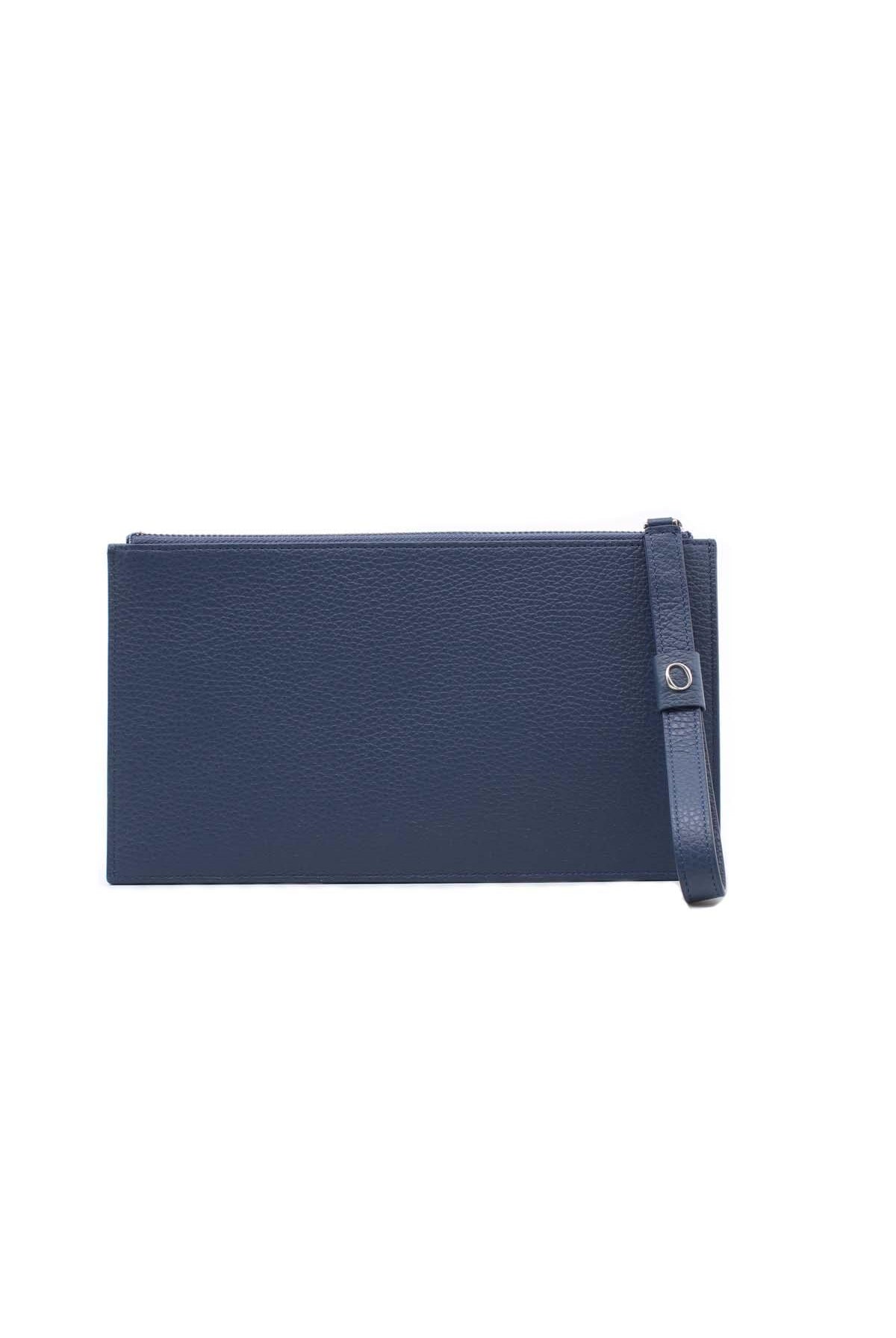 Pochette busta con polsiera in pelle micron