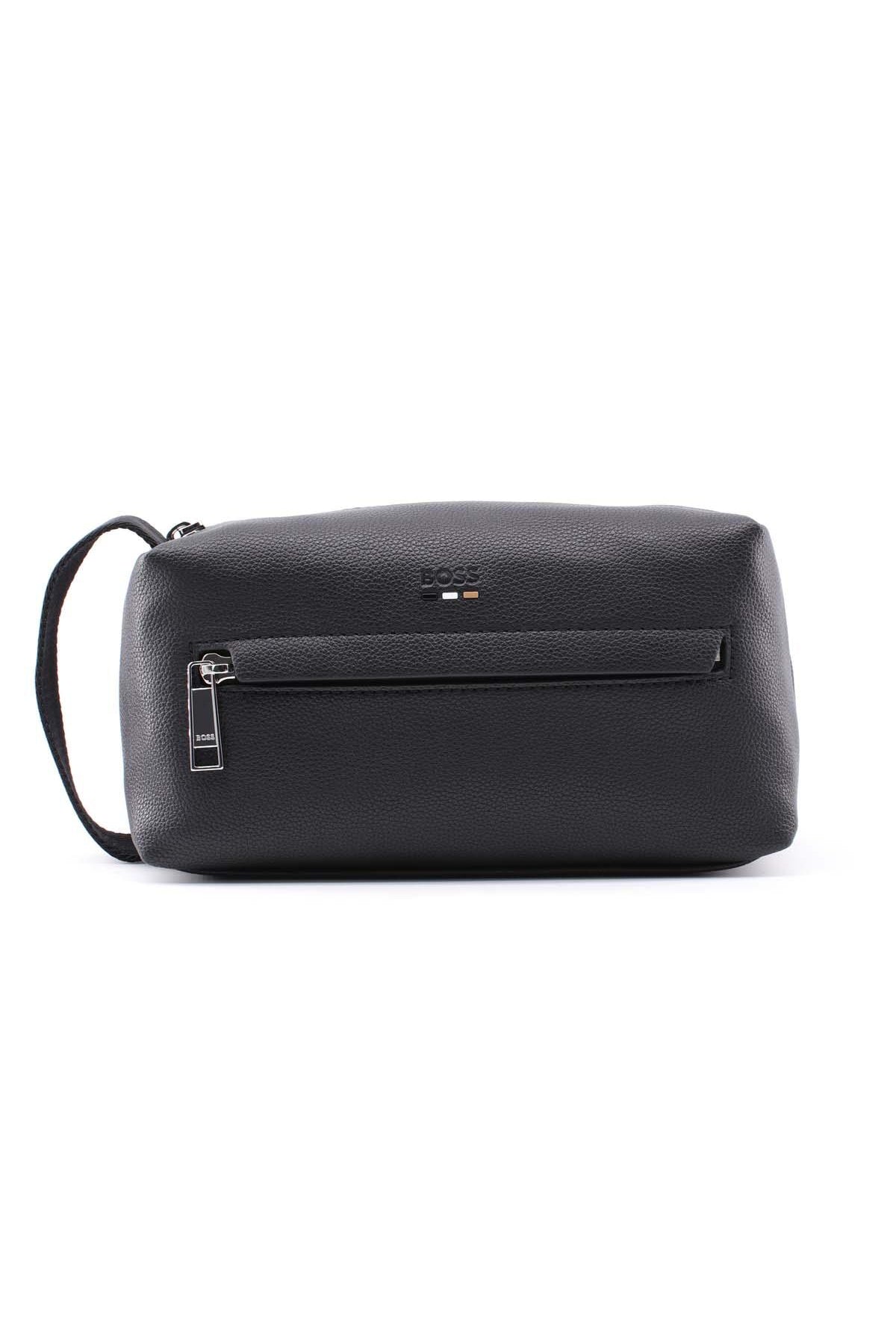 Borsa beauty case da viaggio in pelle