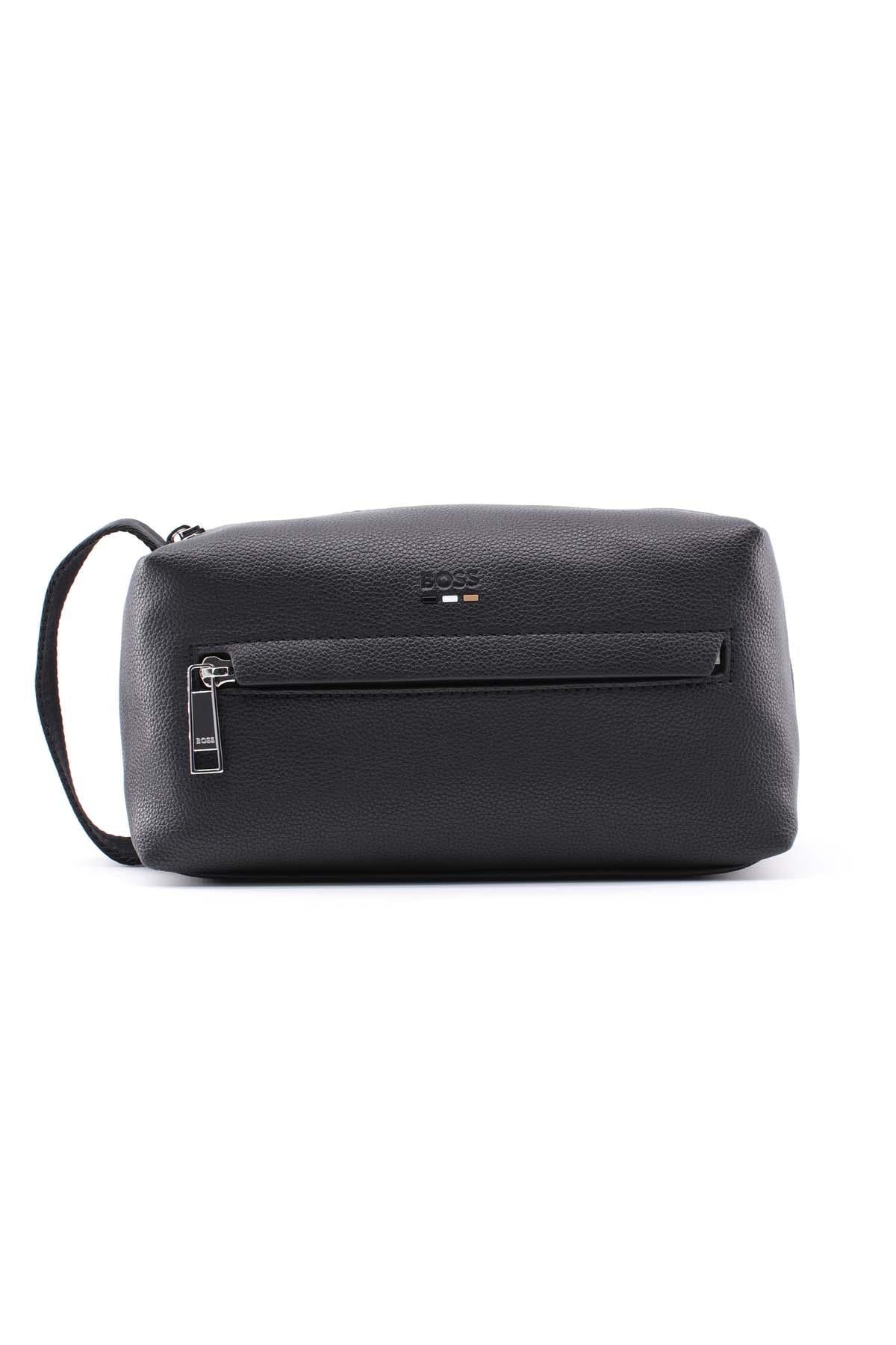 Borsa beauty case da viaggio in pelle