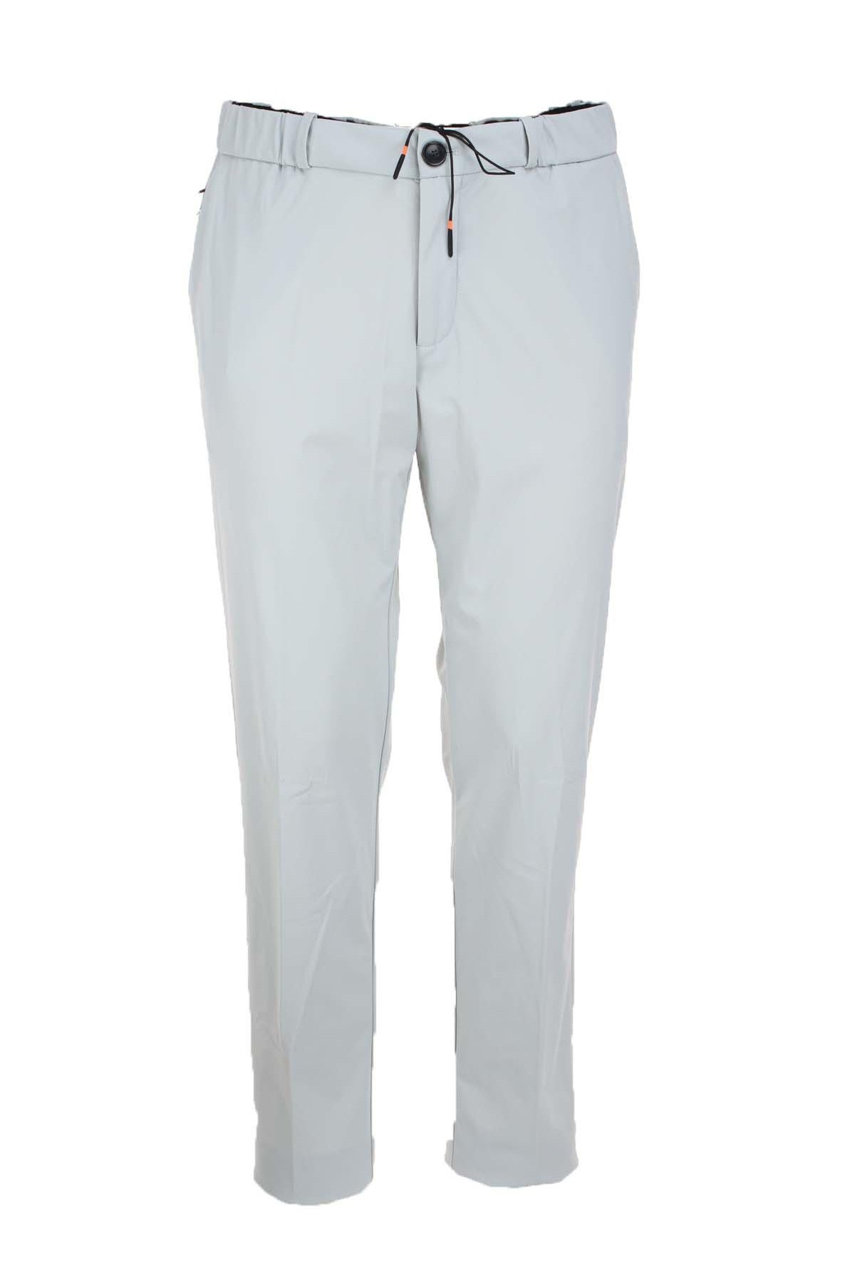 Pantalone chino in tessuto tecnico con coulisse