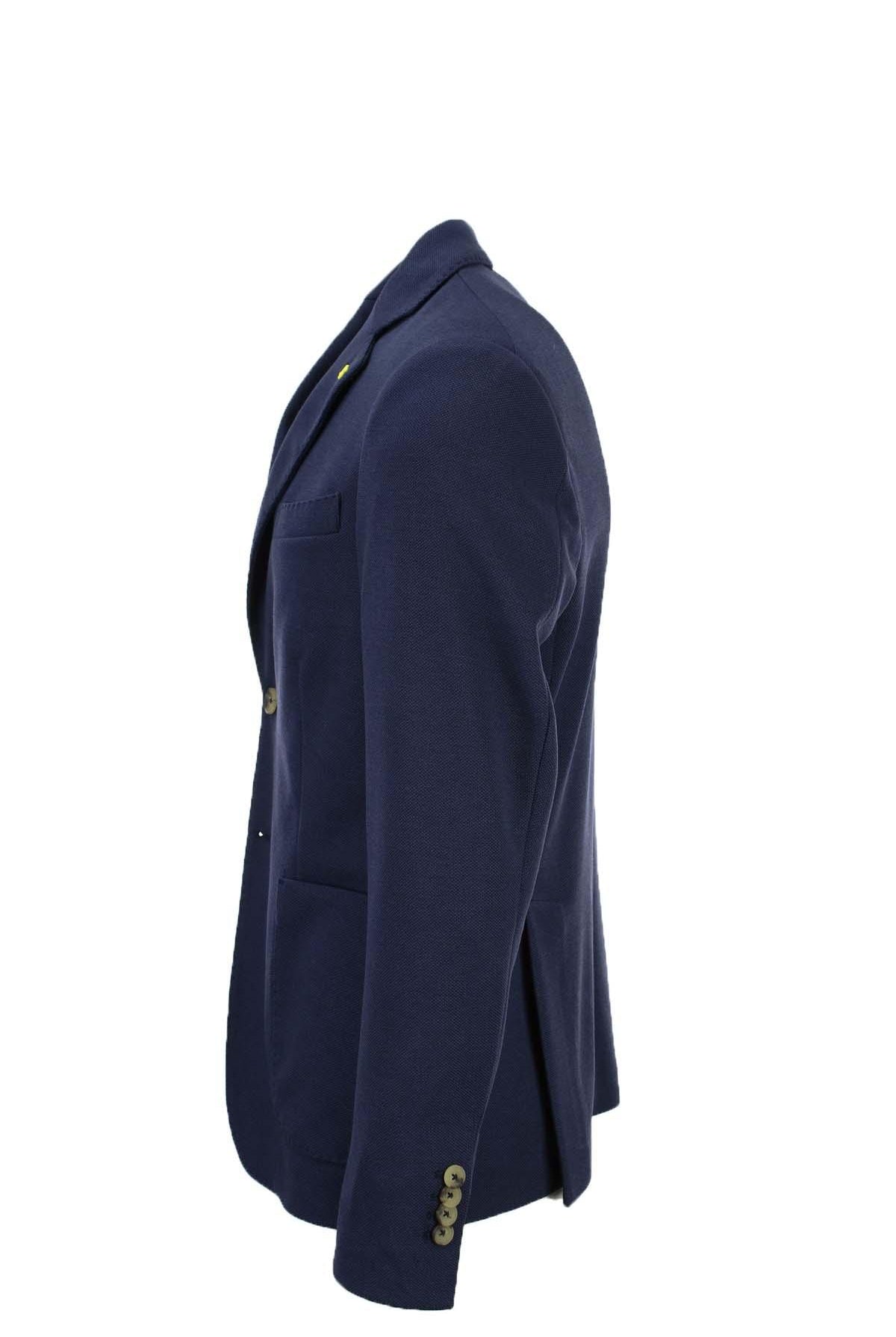 Giacca monopetto in tessuto stretch