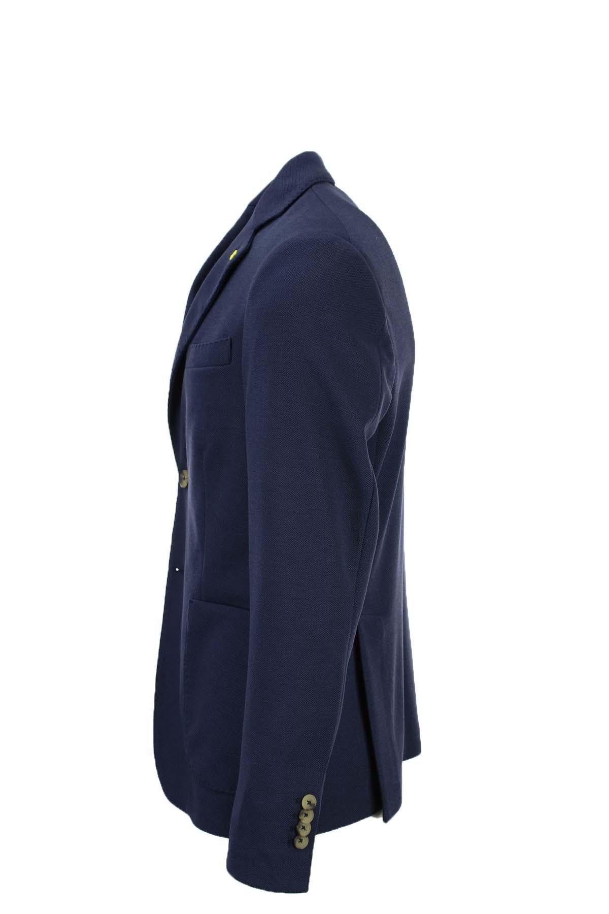 Giacca monopetto in tessuto stretch