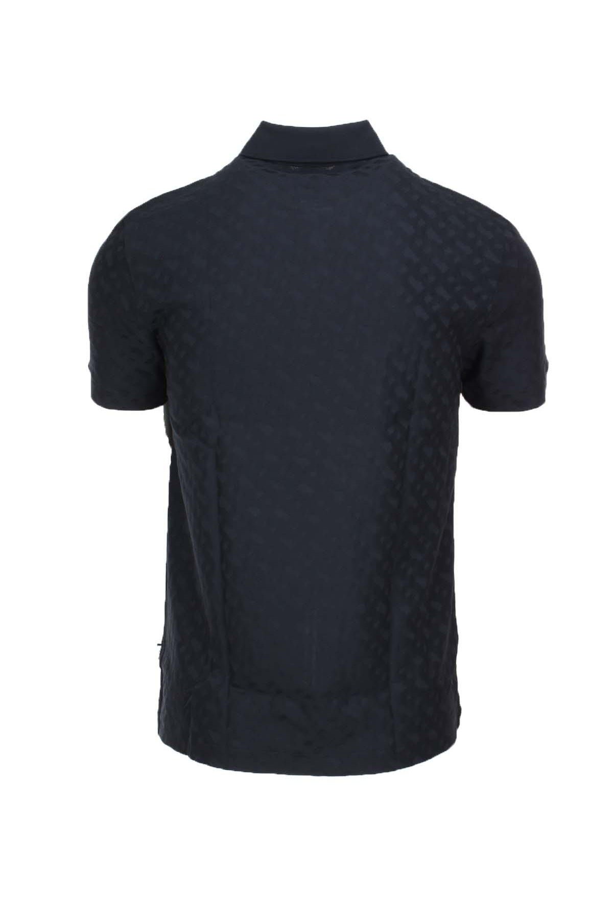 Polo mezza manica con monogrammi Boss