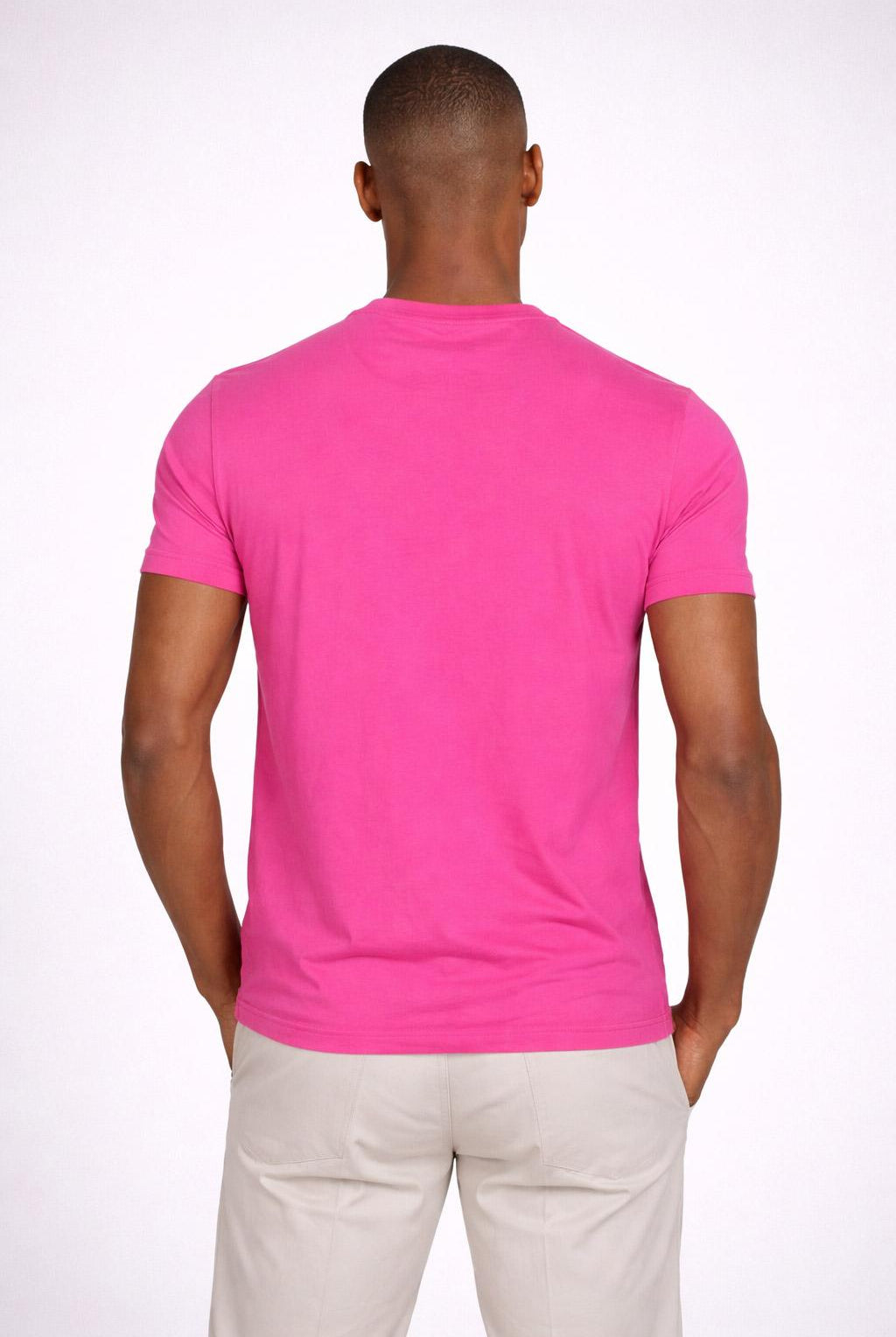 T-Shirt Uomo Cotone con logo ricamato