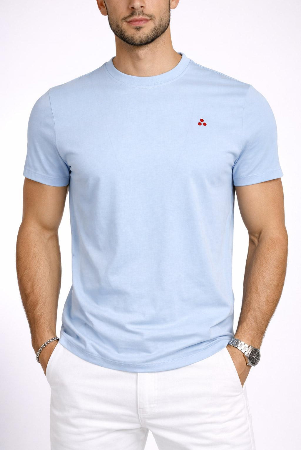 T-Shirt Uomo Cotone Logo Manderly