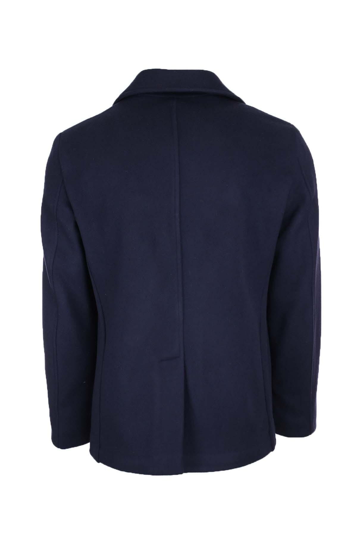 Giacca Peacoat doppiopetto in lana.