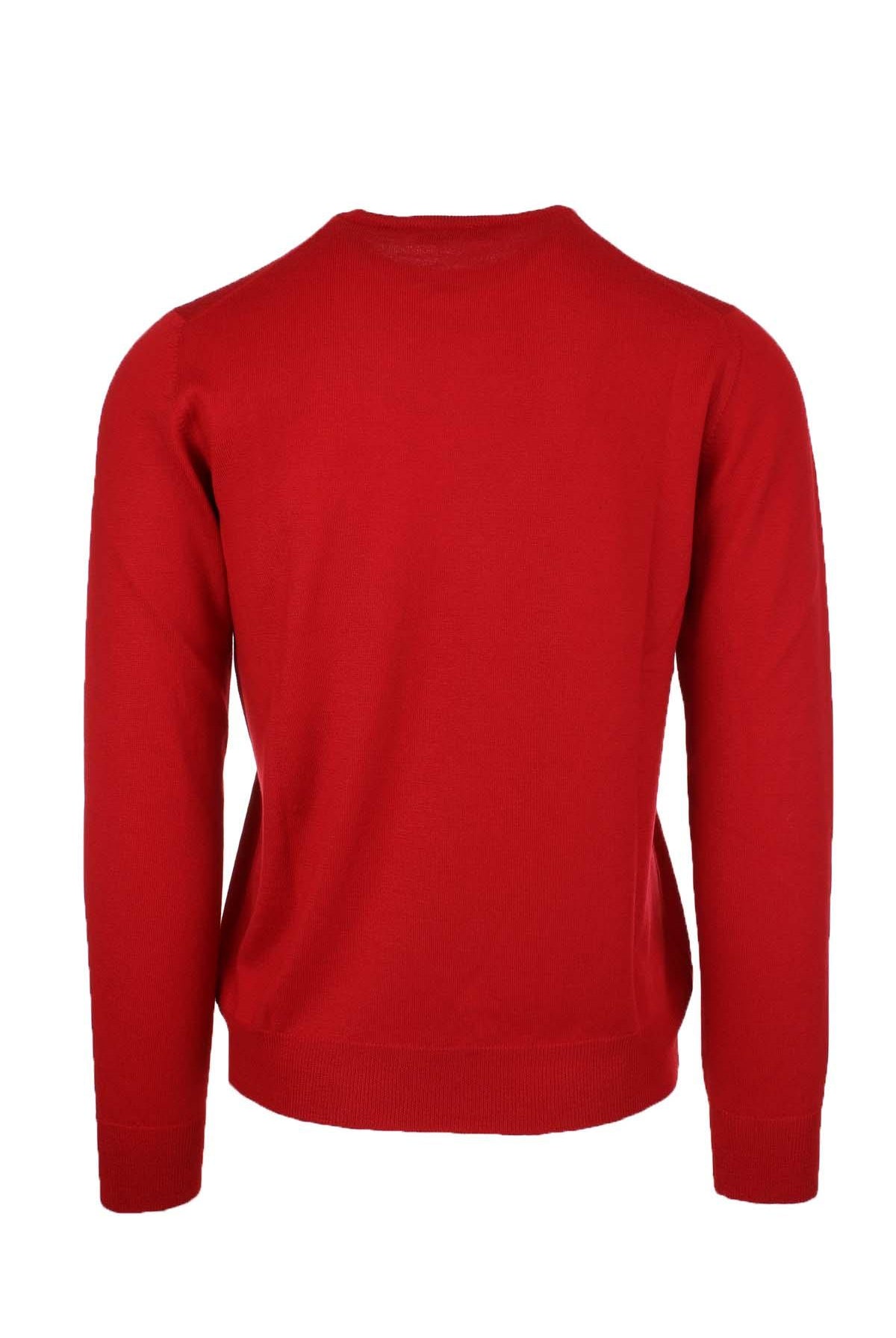 Maglia girocollo in lana merinos