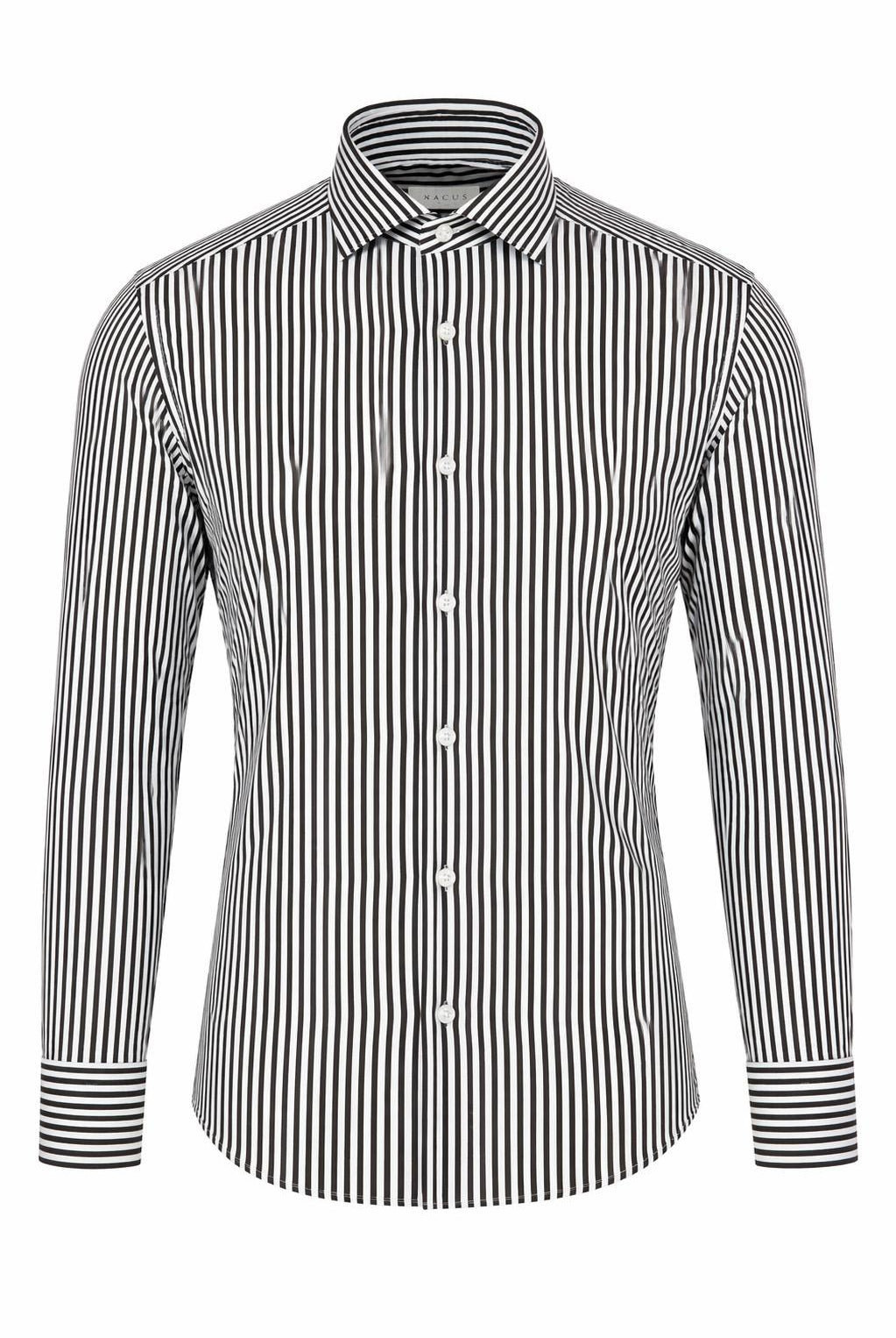 Camicia Uomo a Righe in Tessuto Active