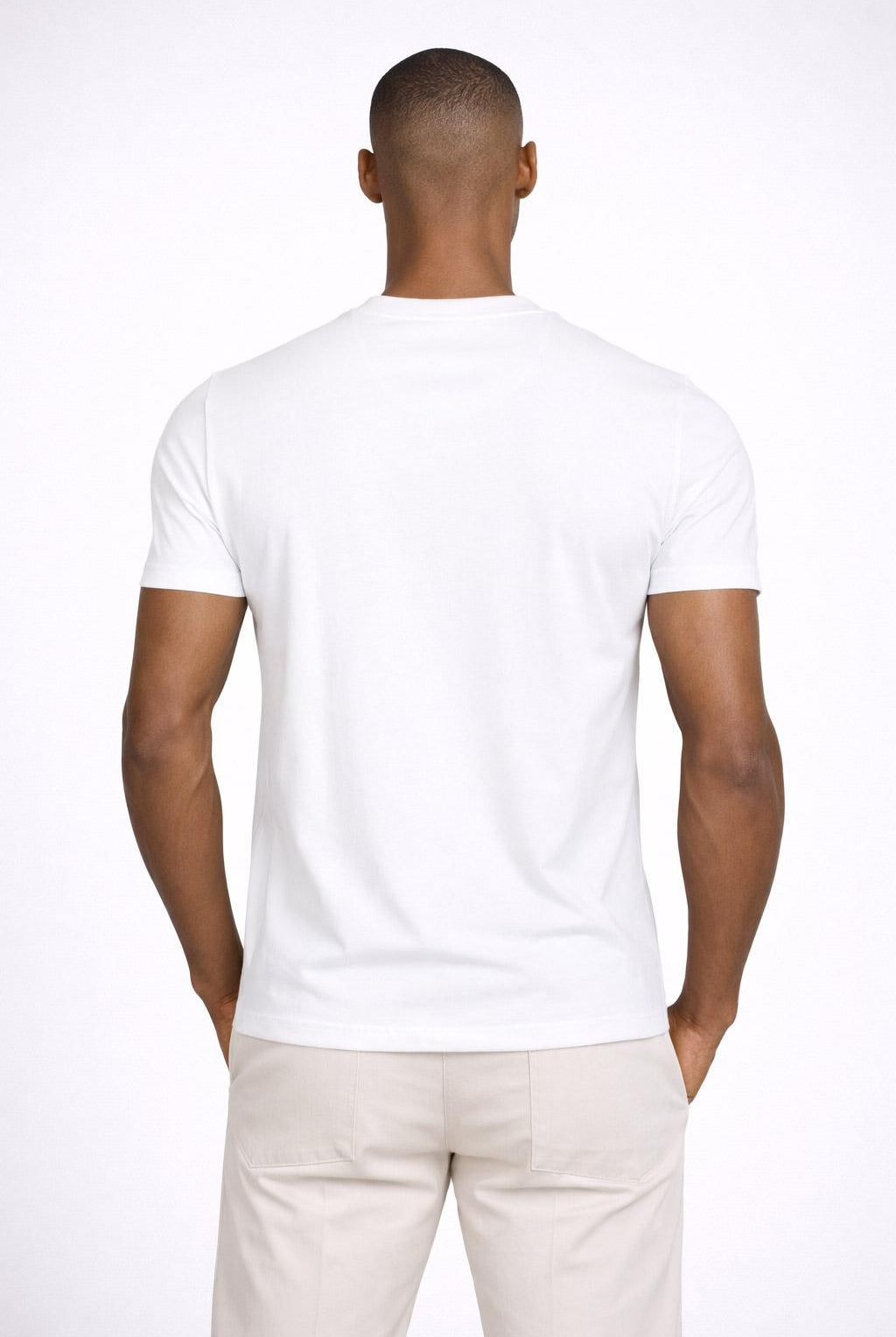 T-Shirt Uomo Cotone con logo ricamato