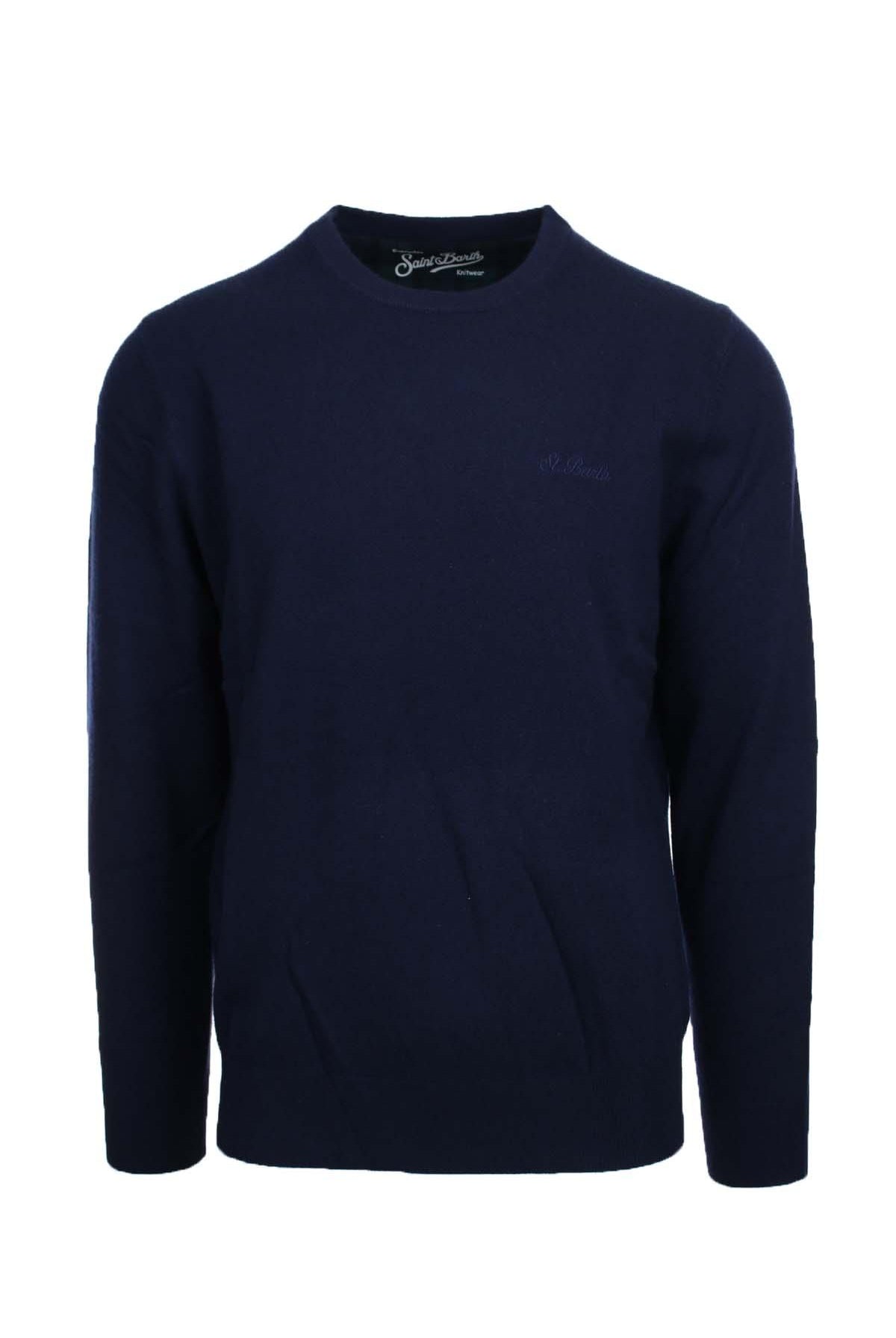 Maglia in lana con logo ricamato.