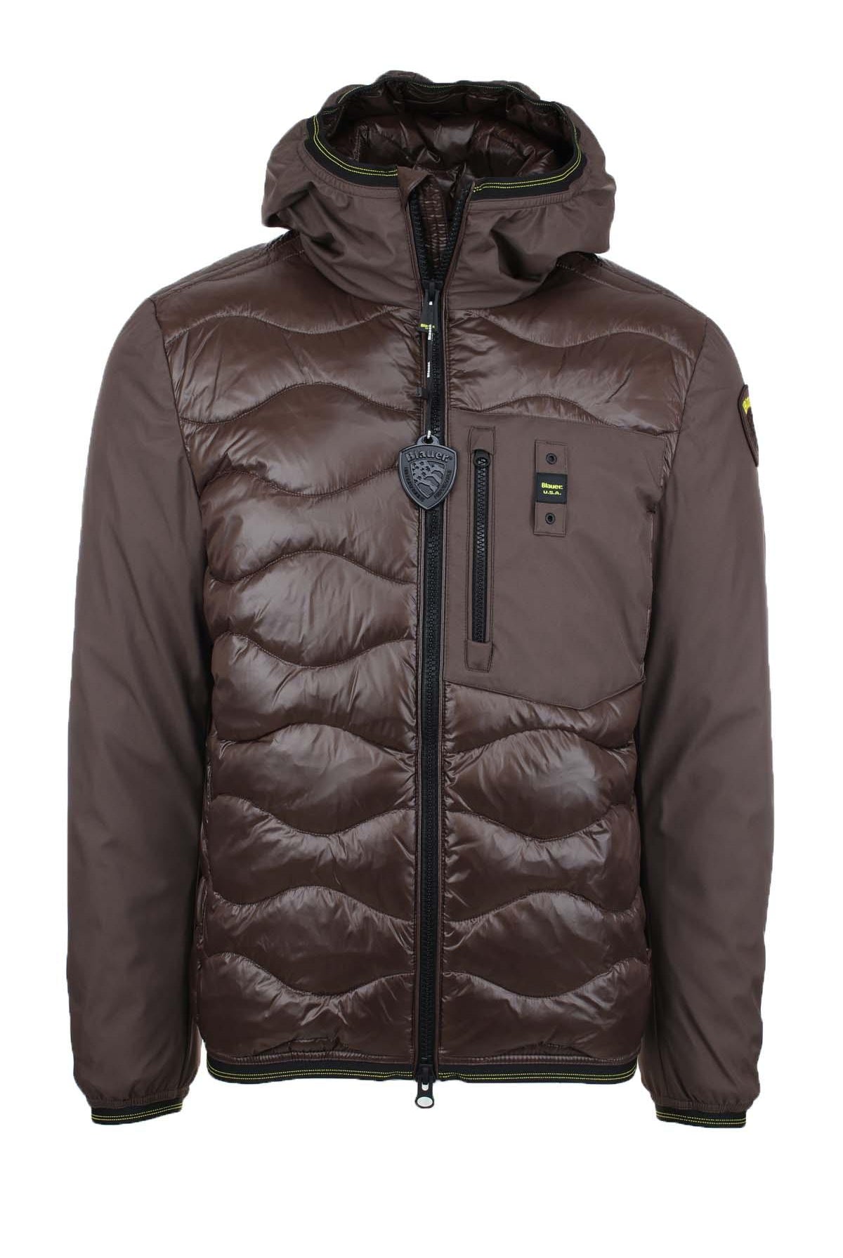 Piumino in nylon e neoprene con tasca ALBERT