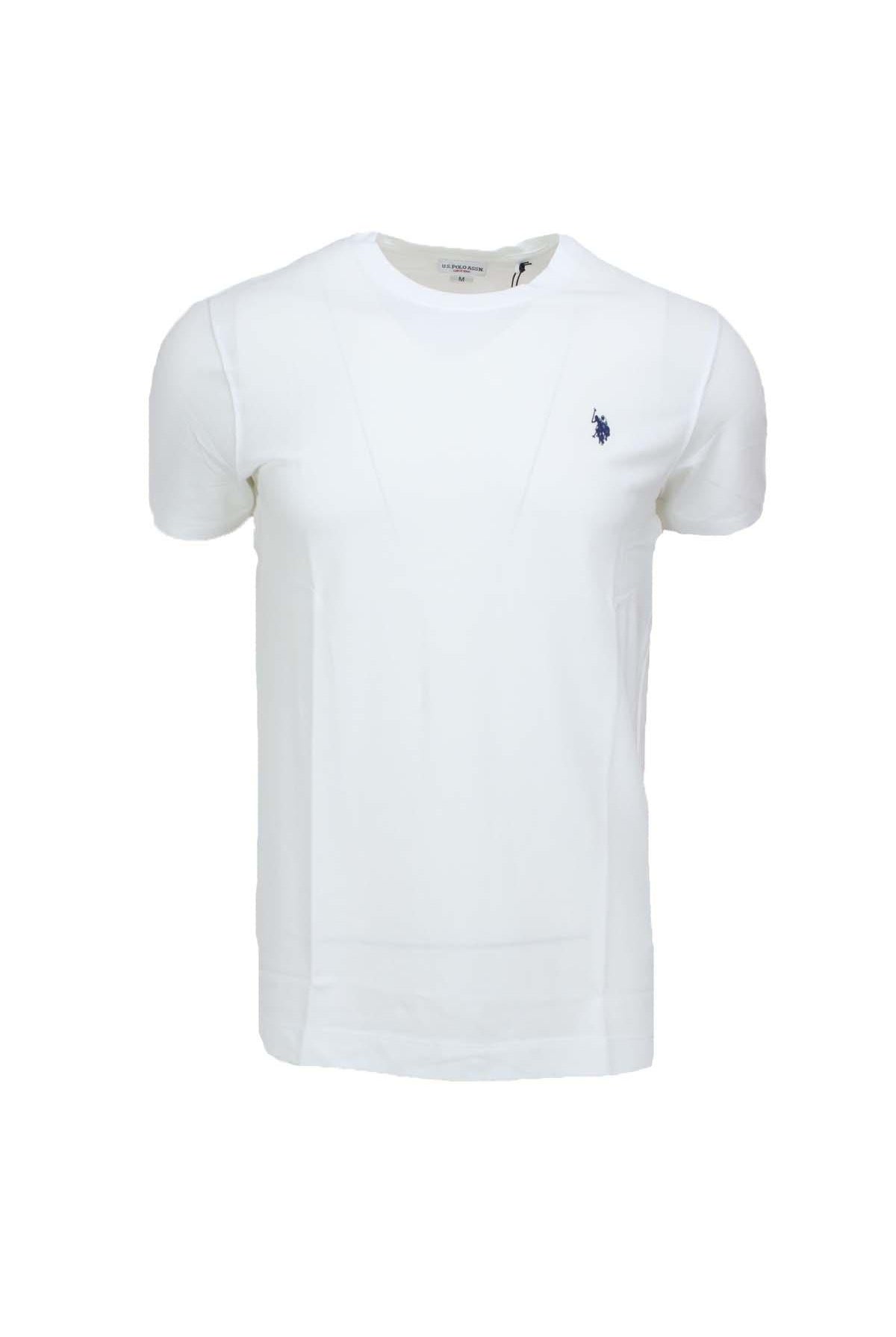 T-shirt mezza manica in cotone con logo