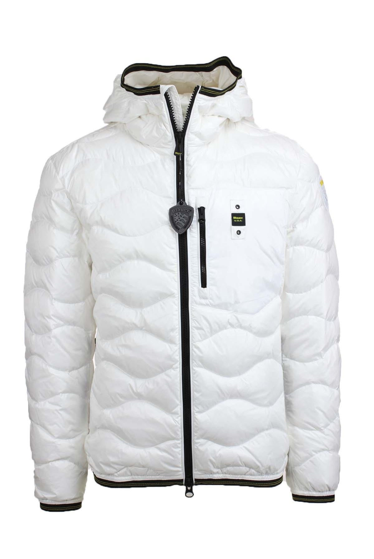 Piumino a onde con cappuccio WAVE