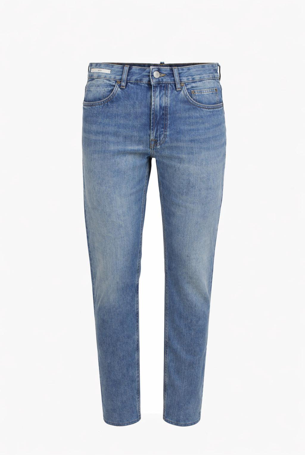 Jeans Uomo 5 Tasche Denim Stretch Used