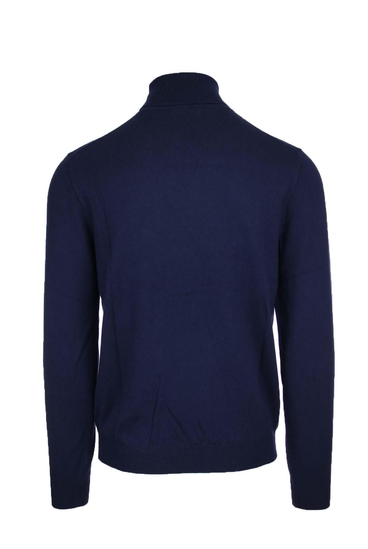 Maglia dolcevita in lana e cotone