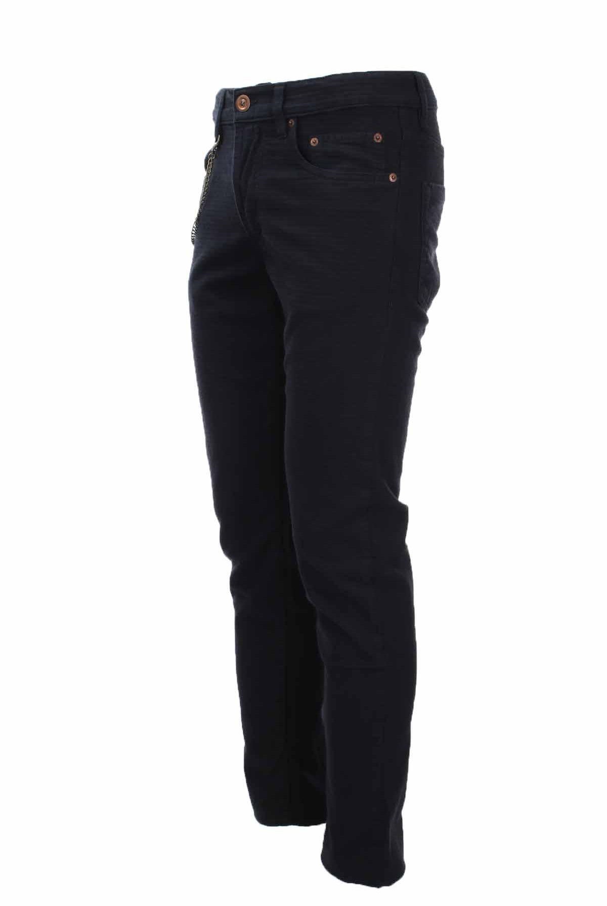 Pantalone 5 tasche in cotone armaturato