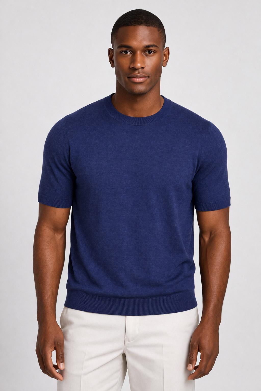 Maglia Uomo Girocollo in Seta