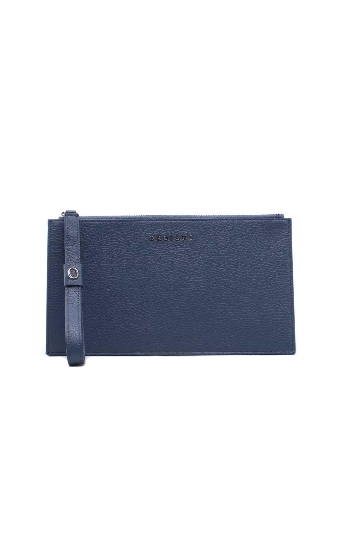 Pochette busta con polsiera in pelle micron